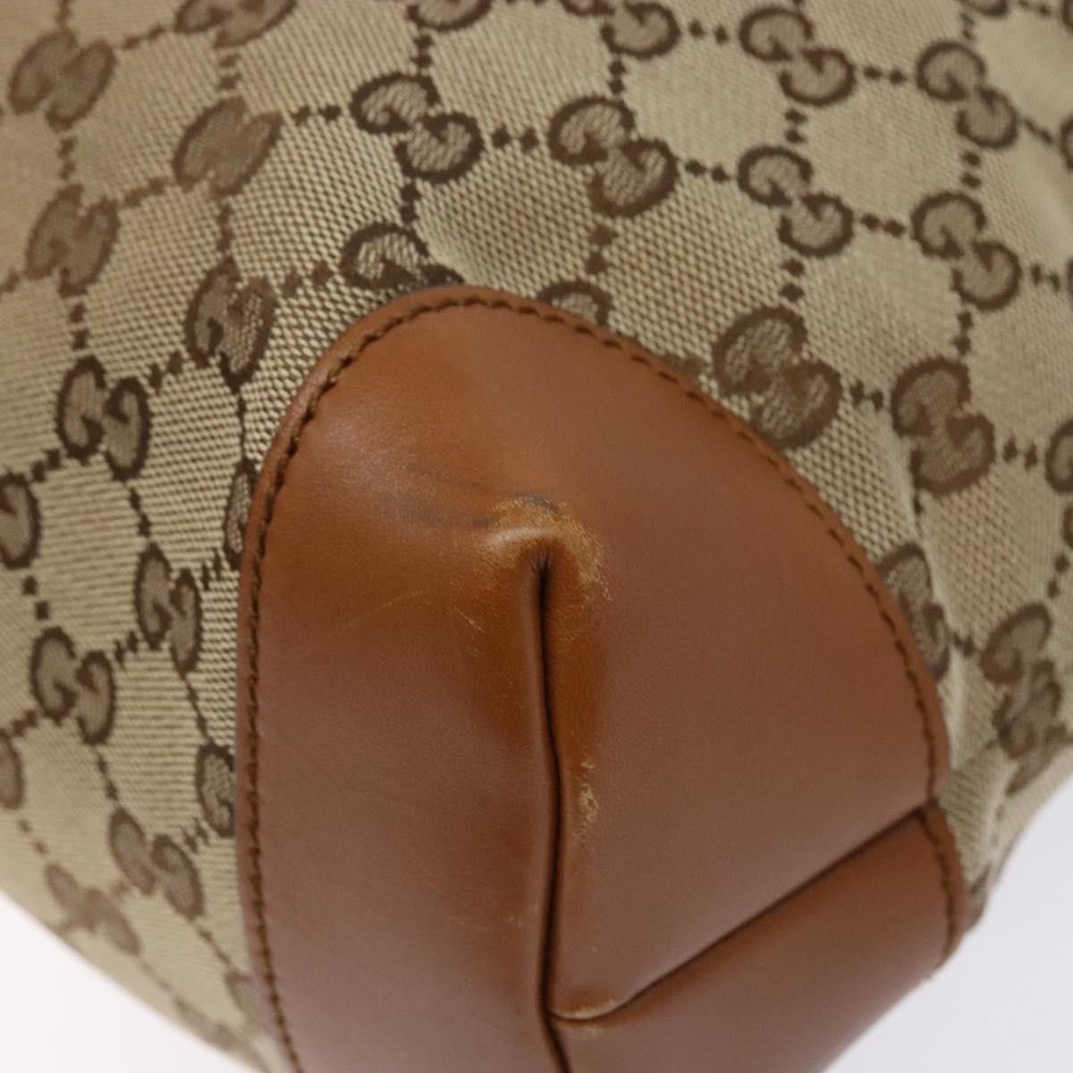 Gucci GUCCI GG Canvas Shoulder Bag Beige Silver Size ONE SIZE - 12 Thumbnail