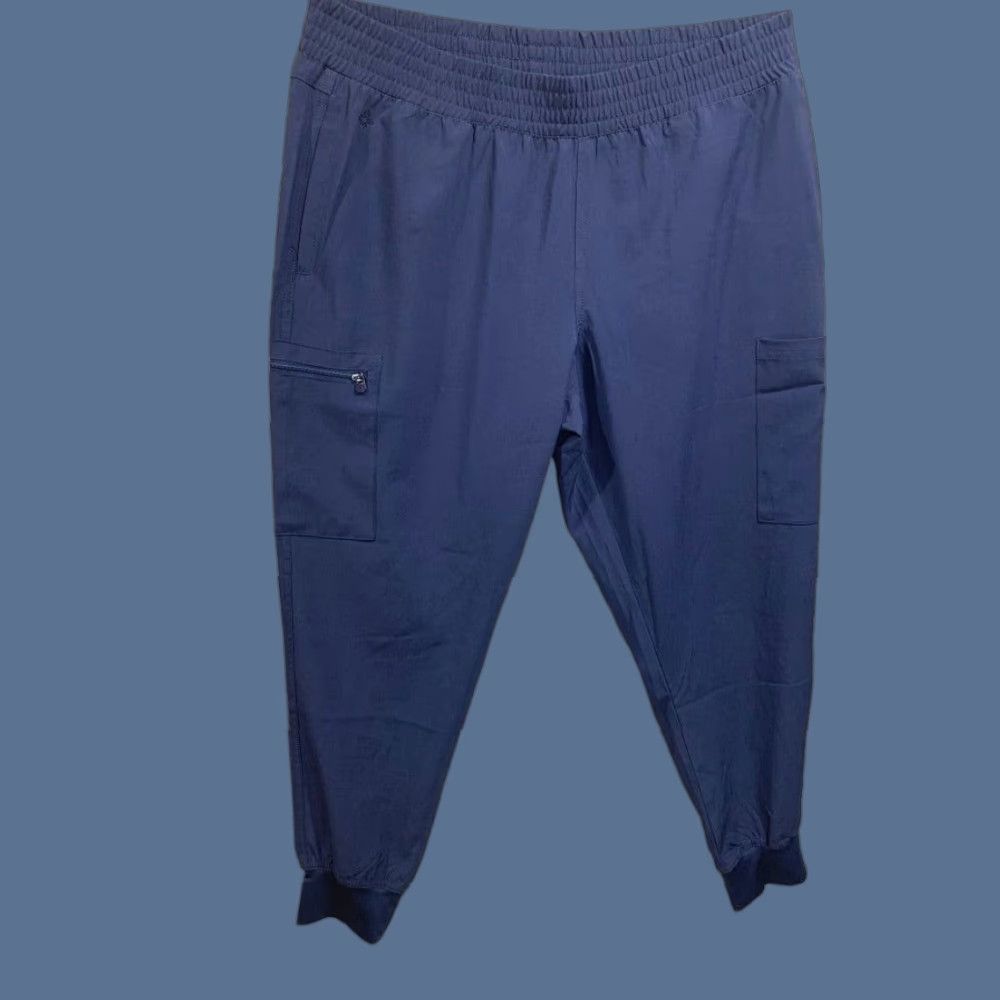 Vintage MedCouture Navy Blue Energy Pants Tech Fabric L Vet Medical Size US 33 - 1 Thumbnail