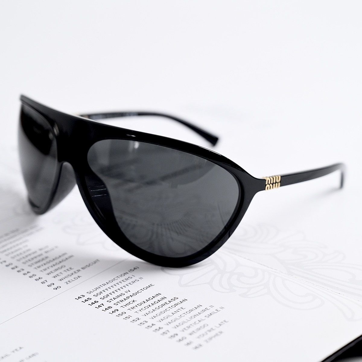 Miu Miu MIU MIU 0MU A01S 1AB5S0 SUNGLASSES Size ONE SIZE - 2 Thumbnail