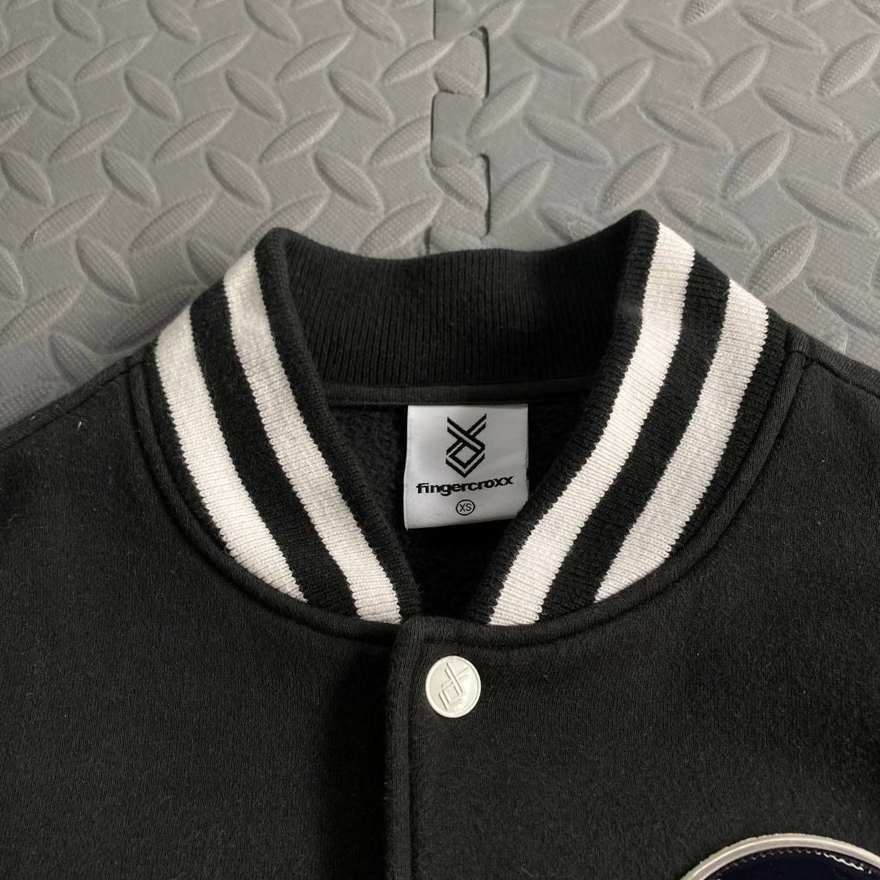Fingercroxx City Star Patch Sleeves Varsity Jacket Size US XS / EU 42 / 0 - 3 Thumbnail
