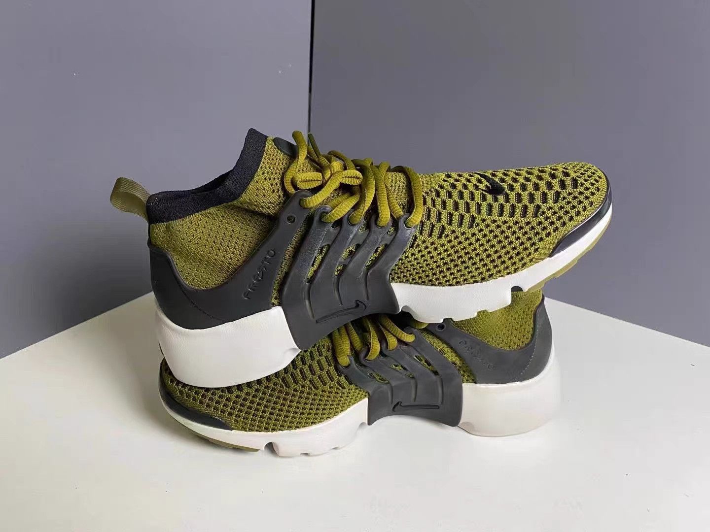 Nike Nike Presto Fly Medium Olive Running Shoes K15 Size US 12 / EU 45 - 5 Thumbnail