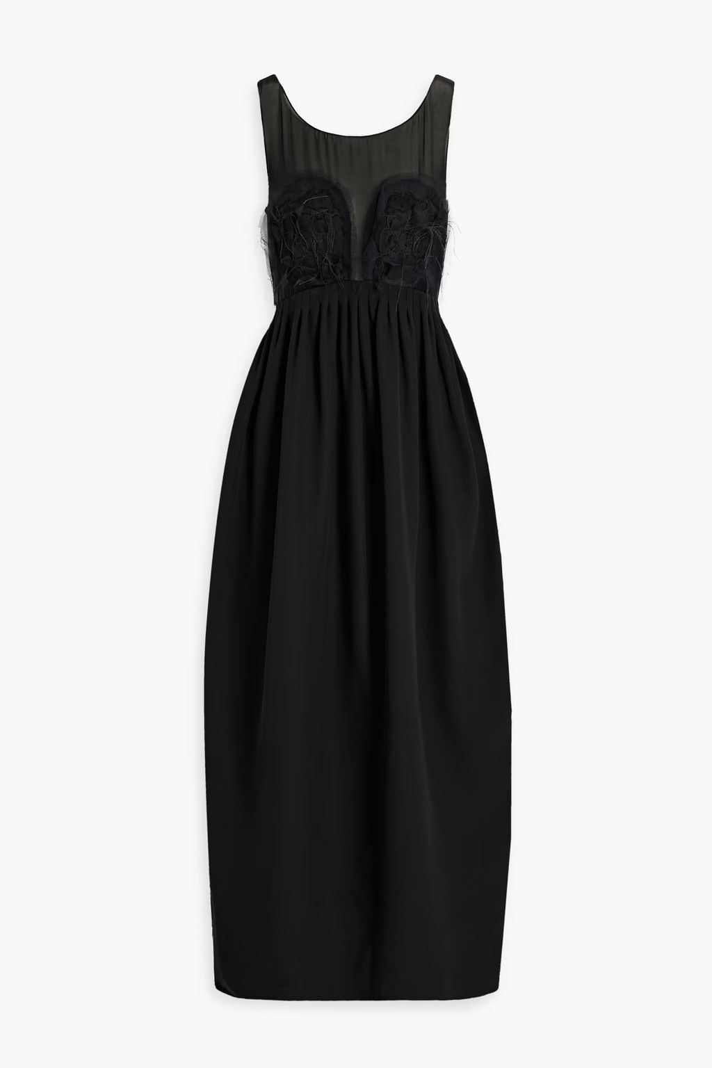 Maison Margiela o1y0625 Maxi Dress in Black Size S / US 4 / IT 40 - 1 Thumbnail