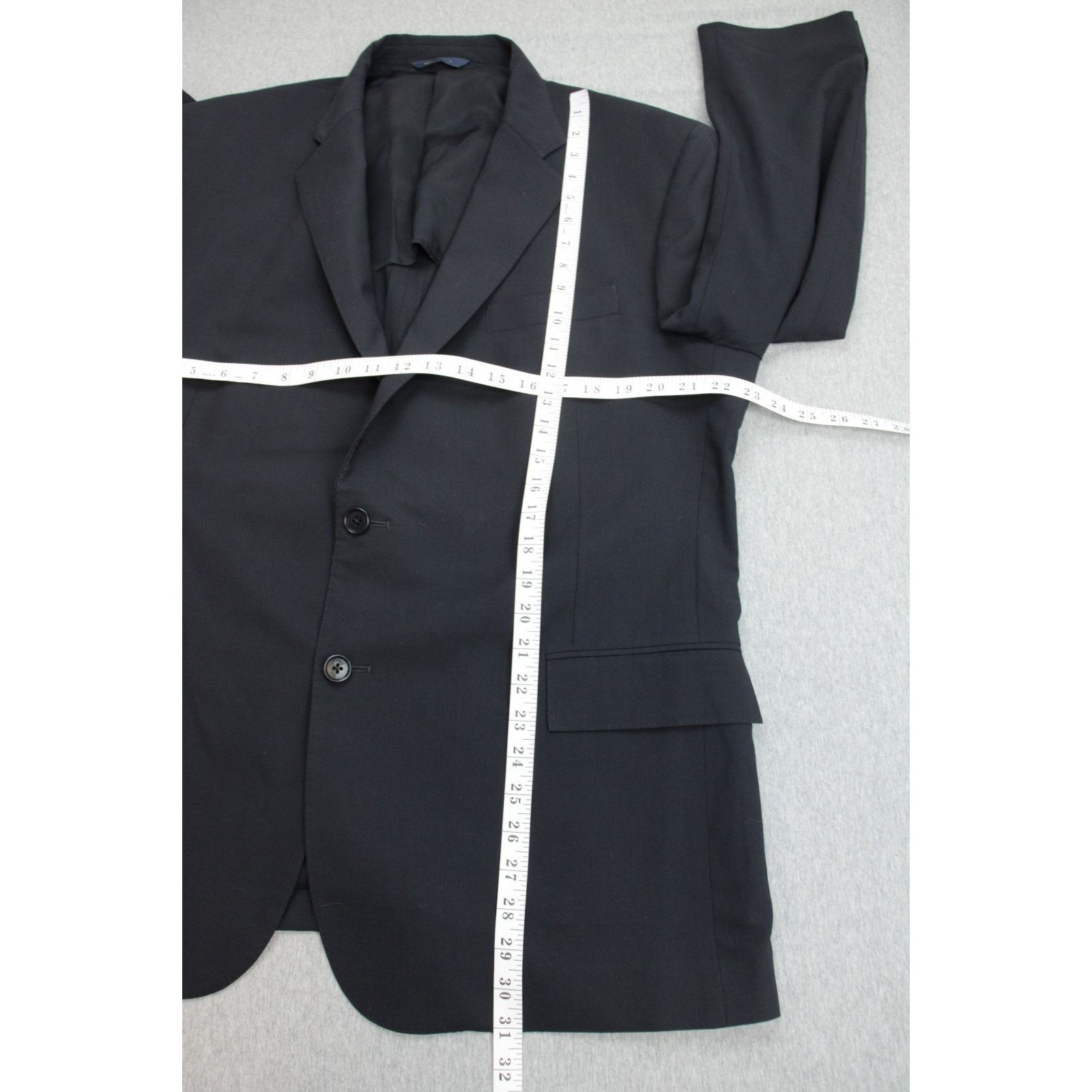 Brooks Brothers Brooks Brothers Blazer 46R Navy Blue Wool Blend Size 46R - 10 Thumbnail