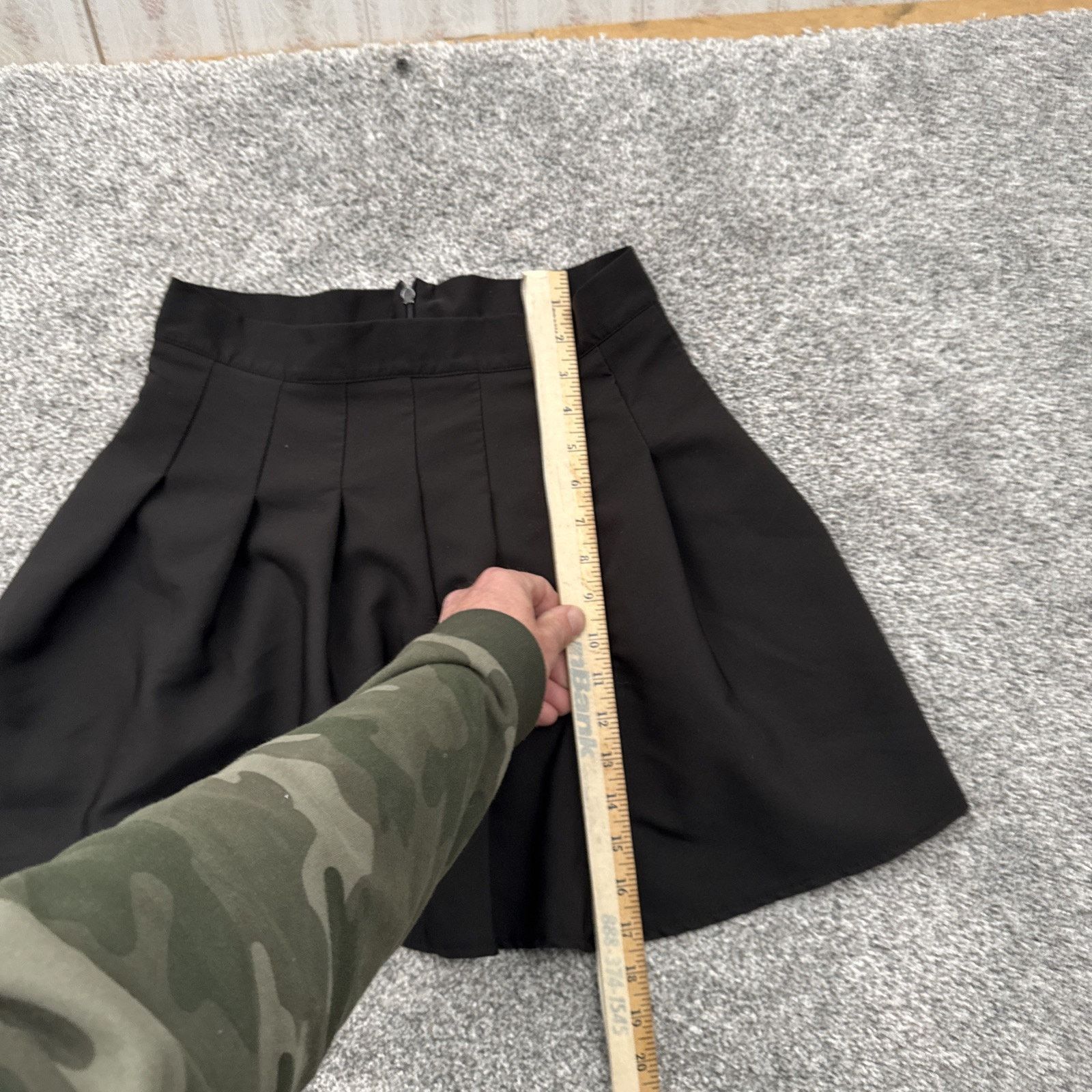Other Pleated Mini Skirt Large Preppy Goth Schoolgirl Edgy Y2K Size 27" / US 4 / IT 40 - 2 Thumbnail