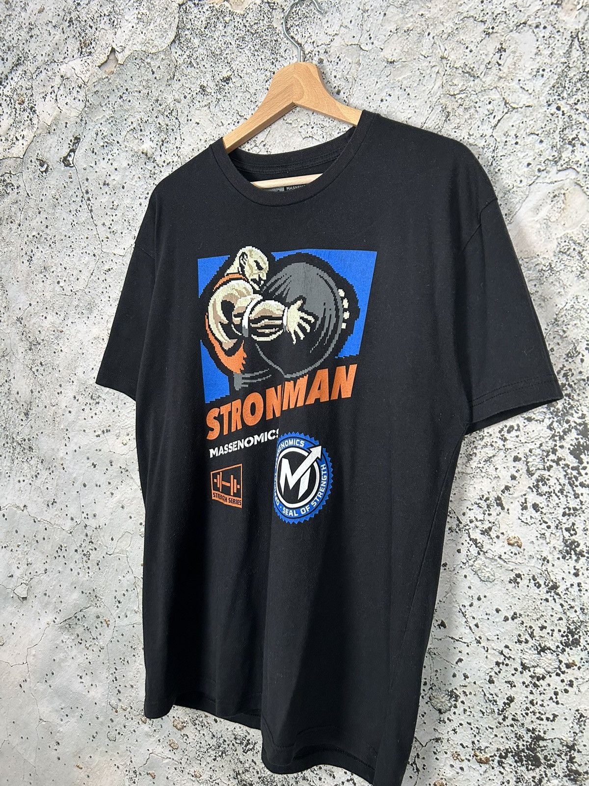 Other Vintage Strongman Graphic Tee 90s Streetwear Sportswear Size US L / EU 52-54 / 3 - 2 Thumbnail