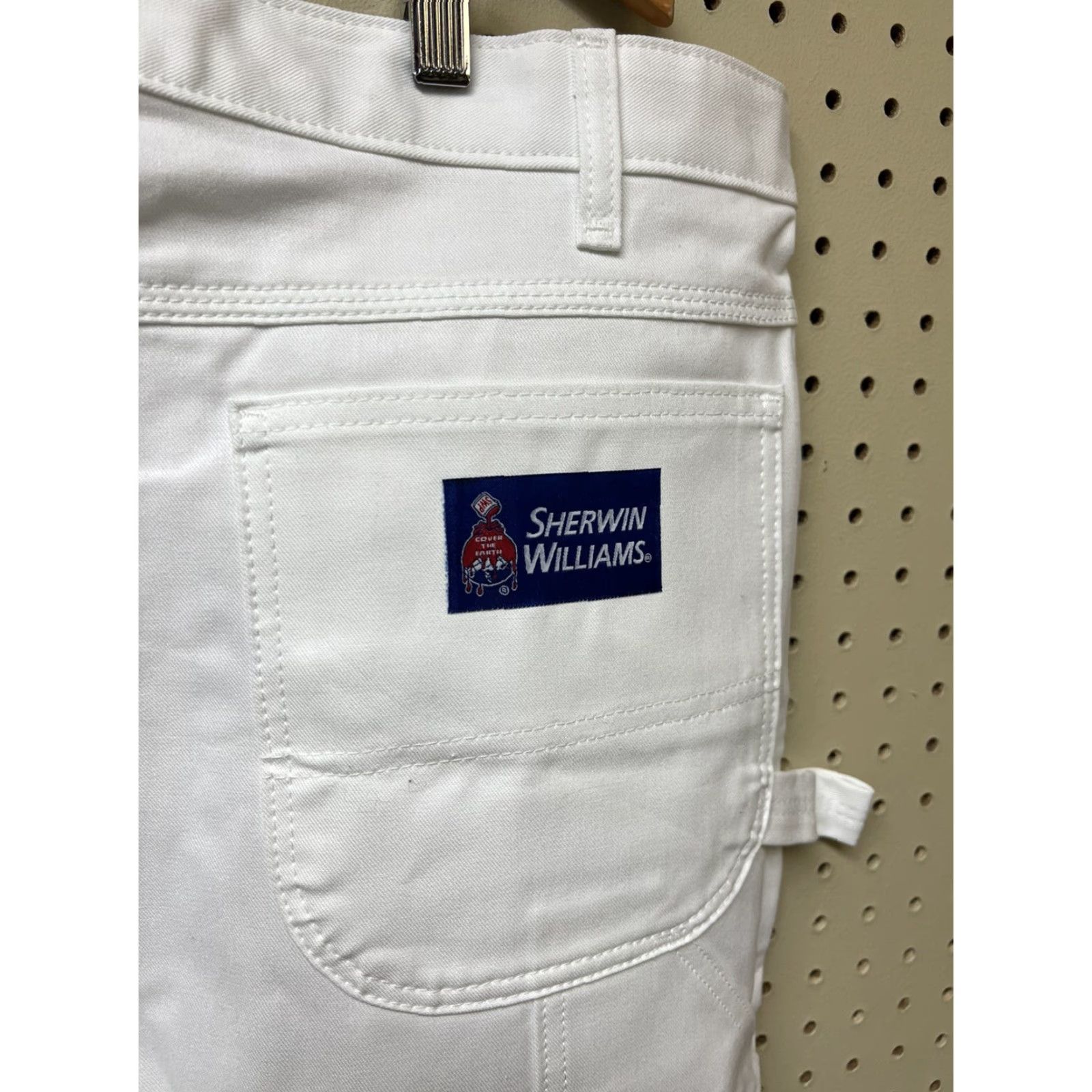 Dickies Dickies Pants Mens 42x30 White Utility Painter Relaxed Fit Size US 42 / EU 58 - 2 Thumbnail