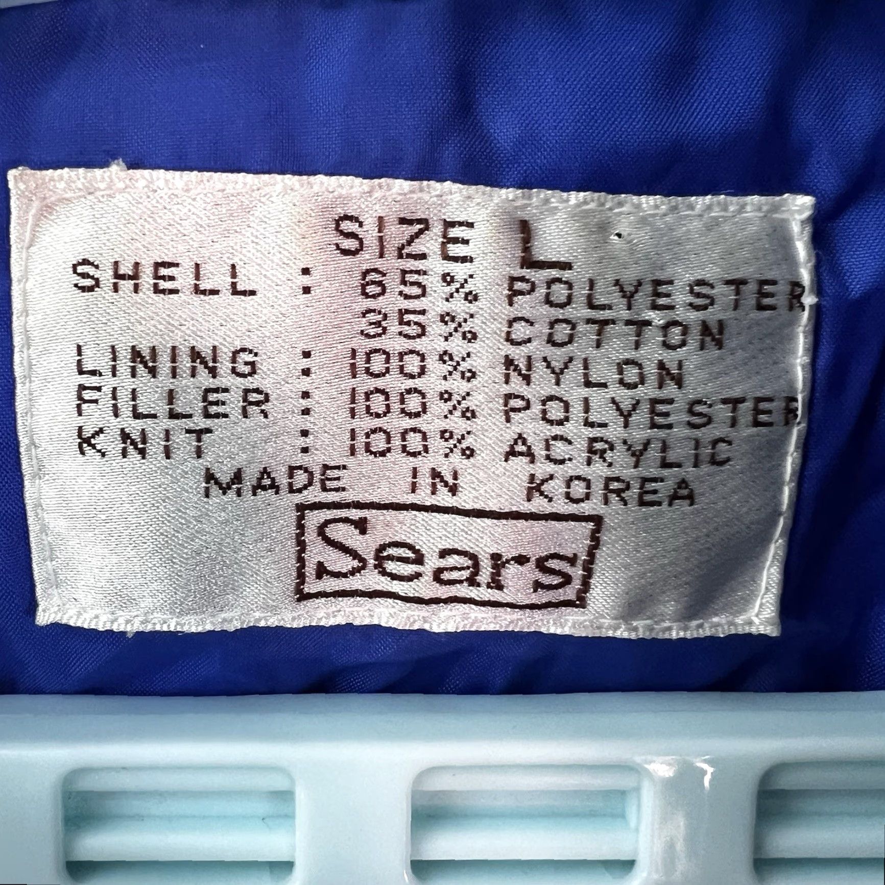 Sears Sears Womens Jacket Blue Size L Lined Snap Front Vintage Coat Size L / US 10 / IT 46 - 6 Thumbnail