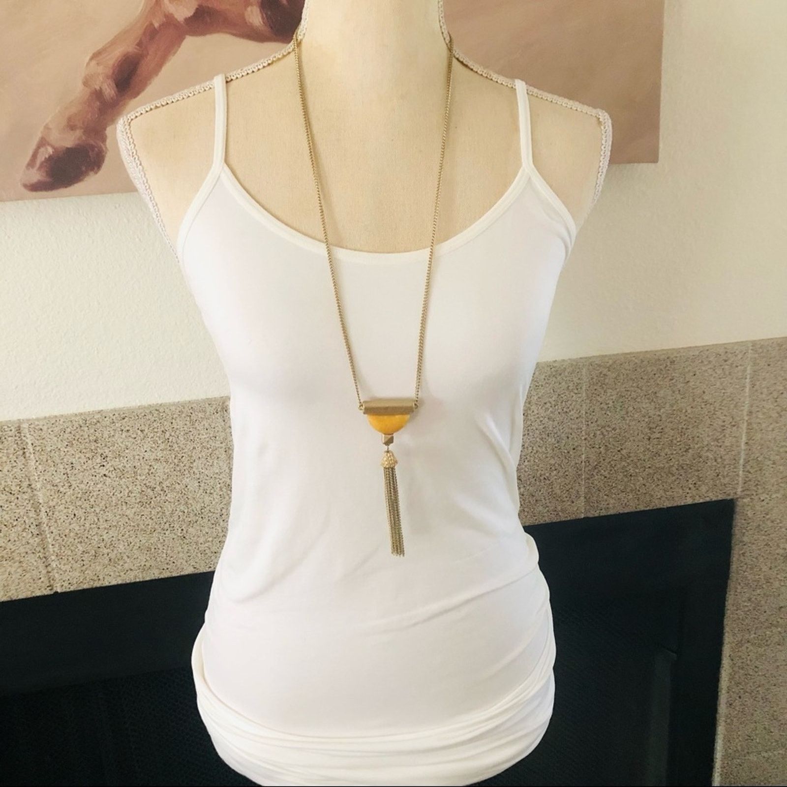 Jewelry Charming Charlie marble tassel necklace Size ONE SIZE - 3 Thumbnail