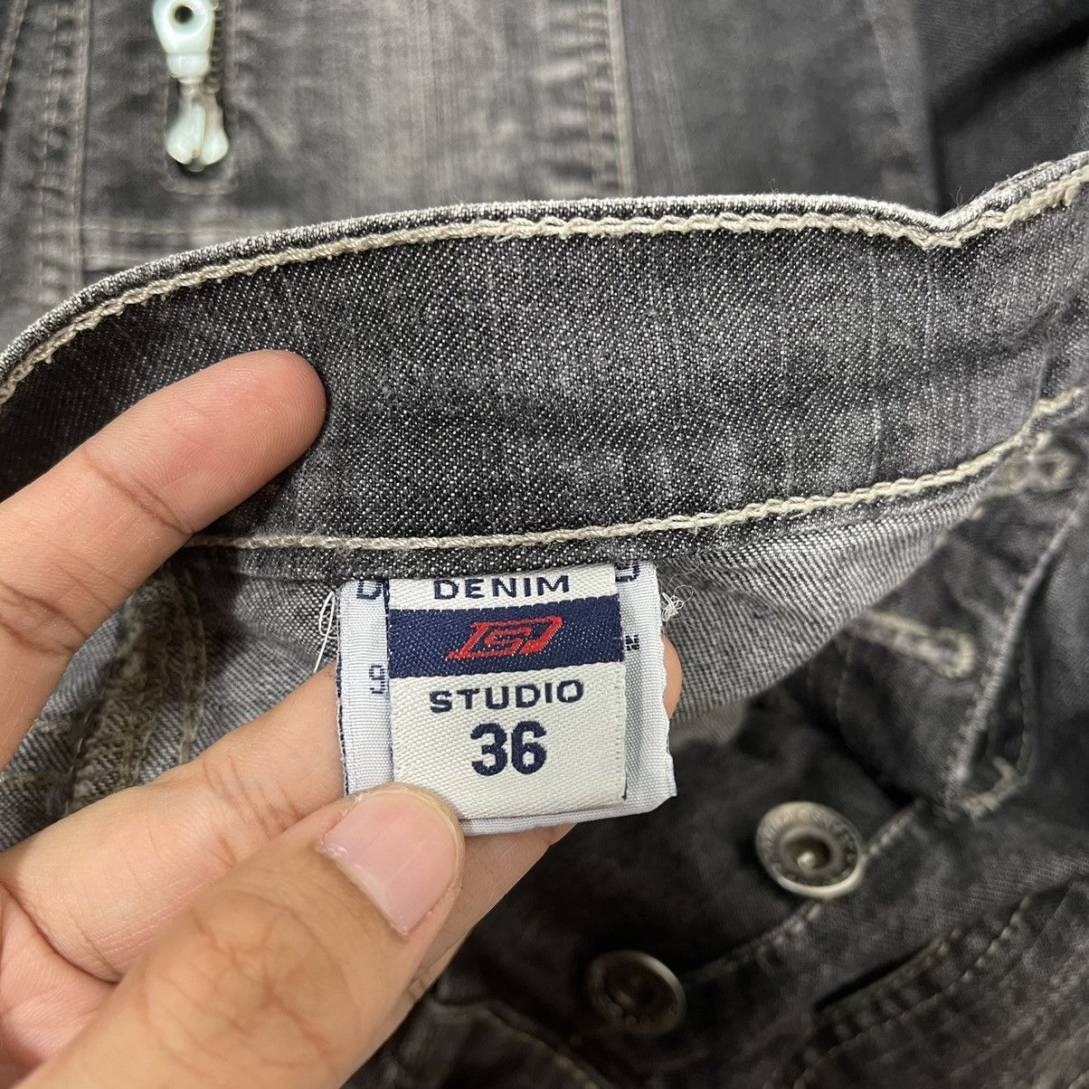 GOSTAR DE FUGA Denim Studio Bootcut Multipocket Flare Jeans Size US 27 - 17 Thumbnail