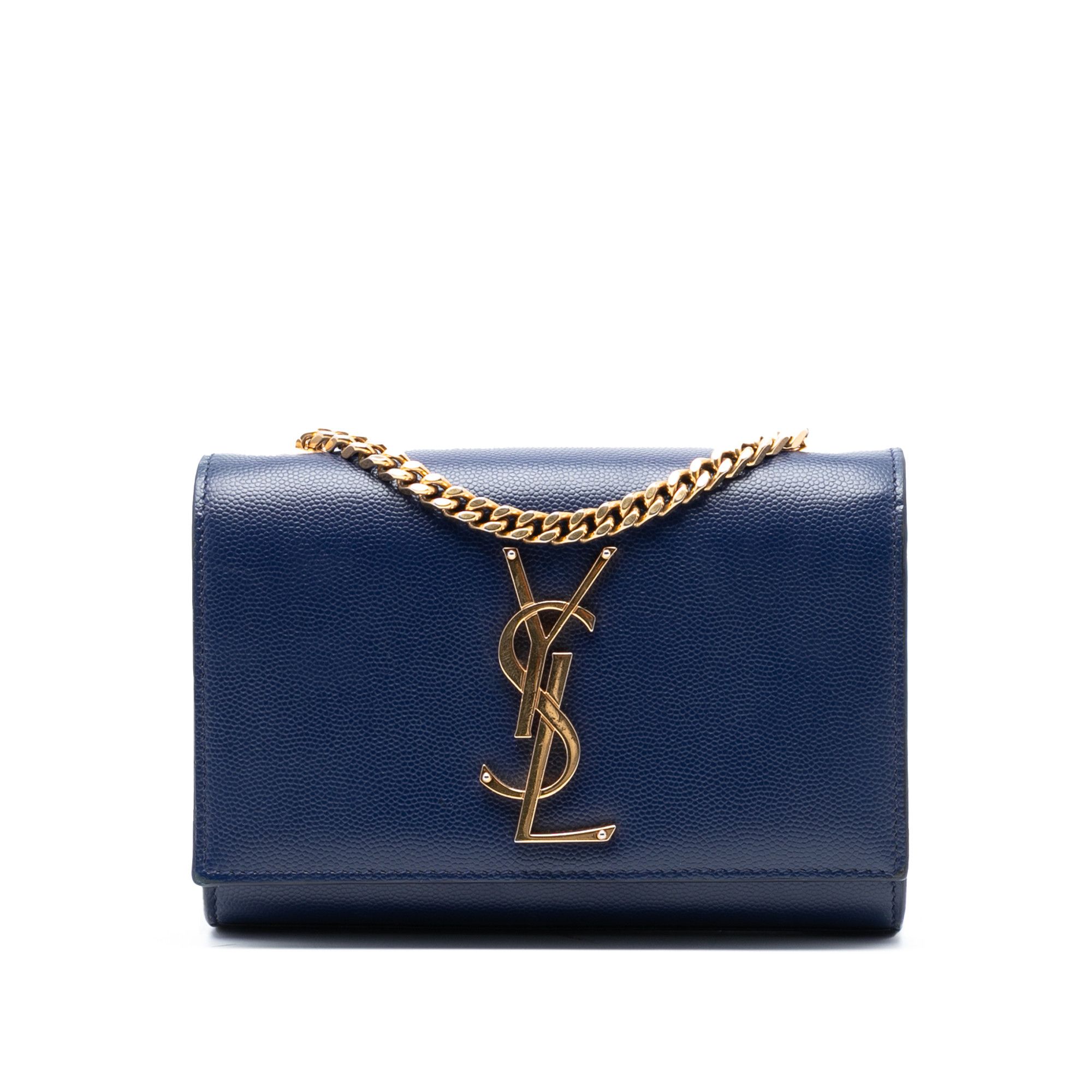 Yves Saint Laurent Yves Saint Laurent Small Grain de Poudre Monogram Kate Crossbody Size ONE SIZE - 1 Thumbnail