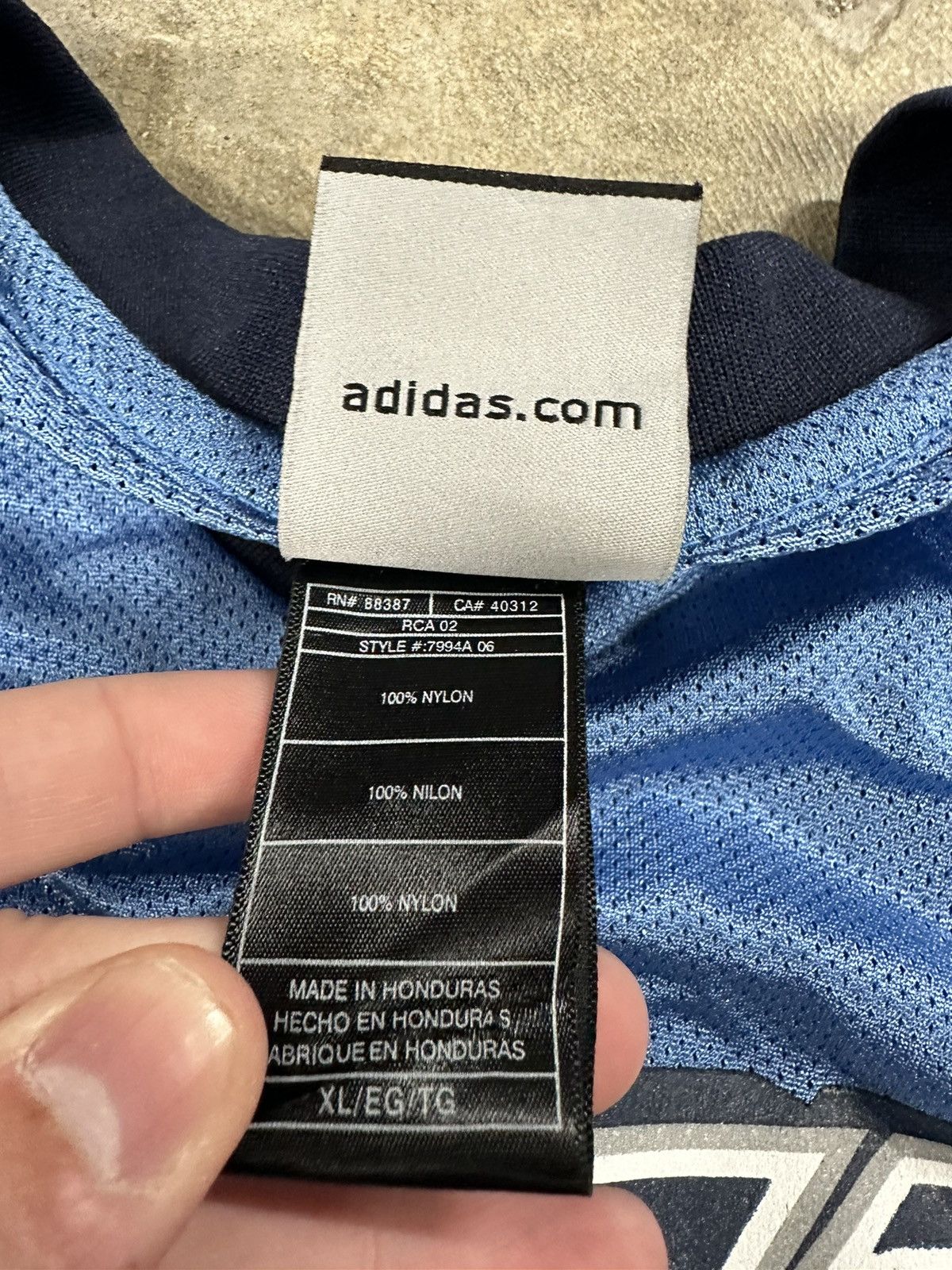 Adidas × NBA × Vintage Vintage Y2K 00s Adidas Utah Jazz Nationwide Jersey Size US XL / EU 56 / 4 - 13 Thumbnail