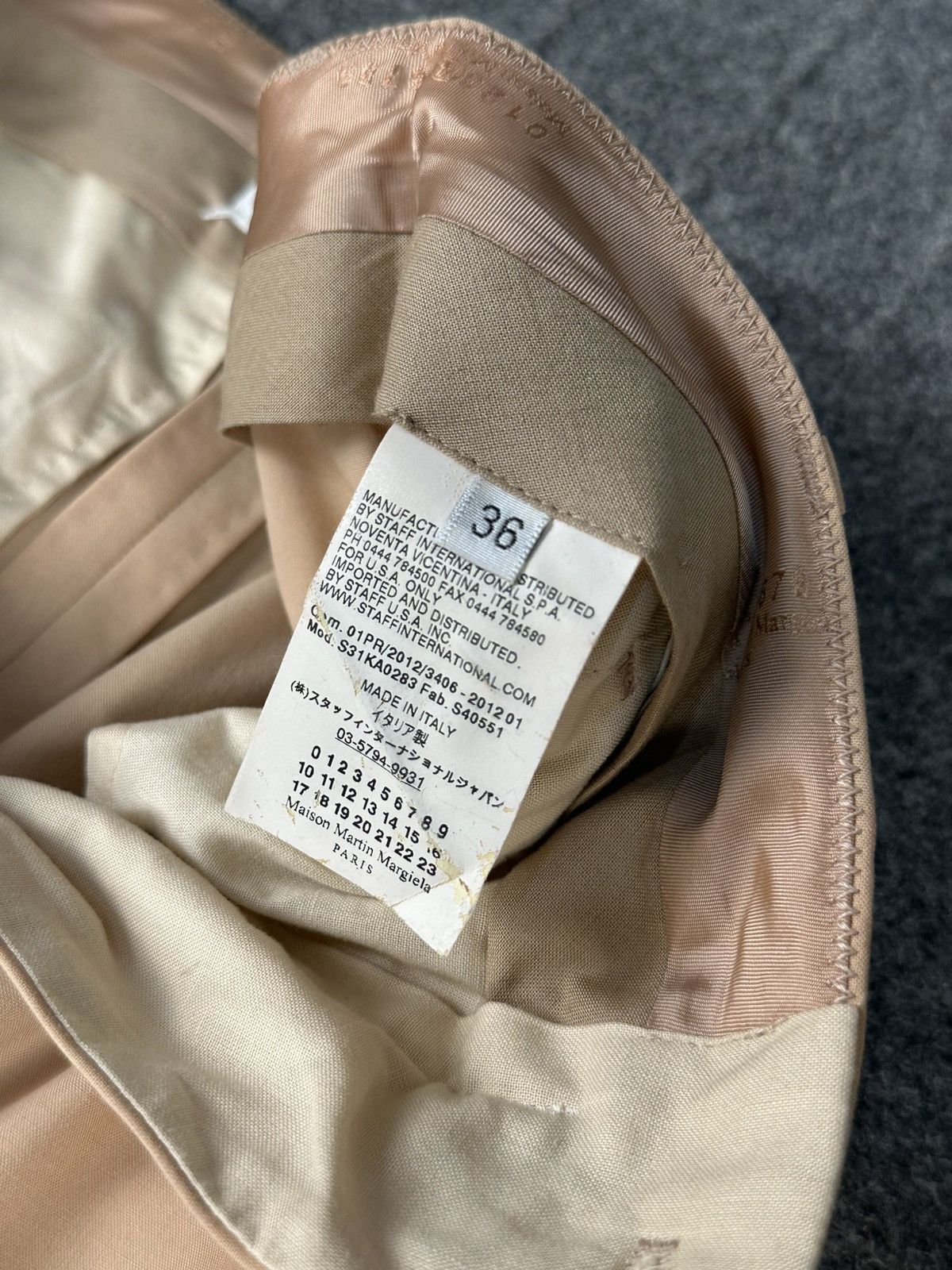 Maison Margiela Maison Martin Margiela - Line 4 SS12 Pastel Orange Suit Set Size S / US 4 / IT 40 - 9 Thumbnail