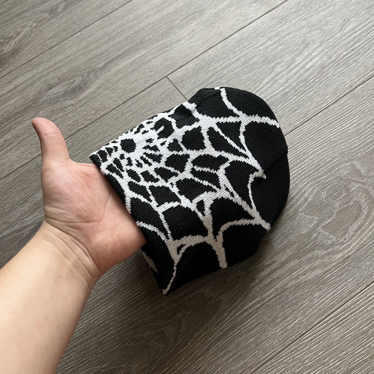 Japanese Brand × Vintage 🕸️Spider Web Beanie Hat y2k Size ONE SIZE - 4 Thumbnail