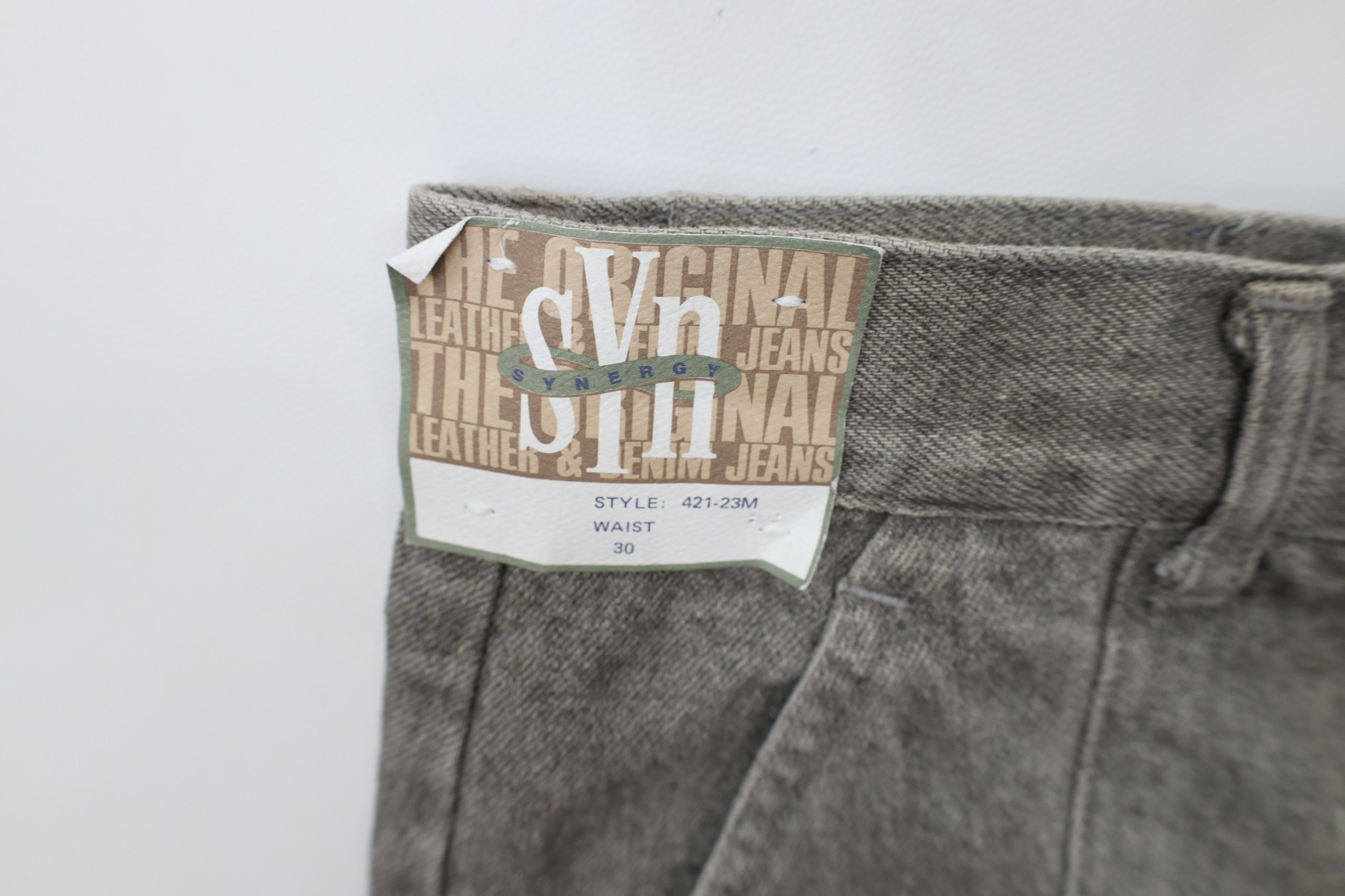 Vintage Deadstock Vintage 90s Streetwear Stonewash Cargo Shorts Size US 30 / EU 46 - 8 Thumbnail