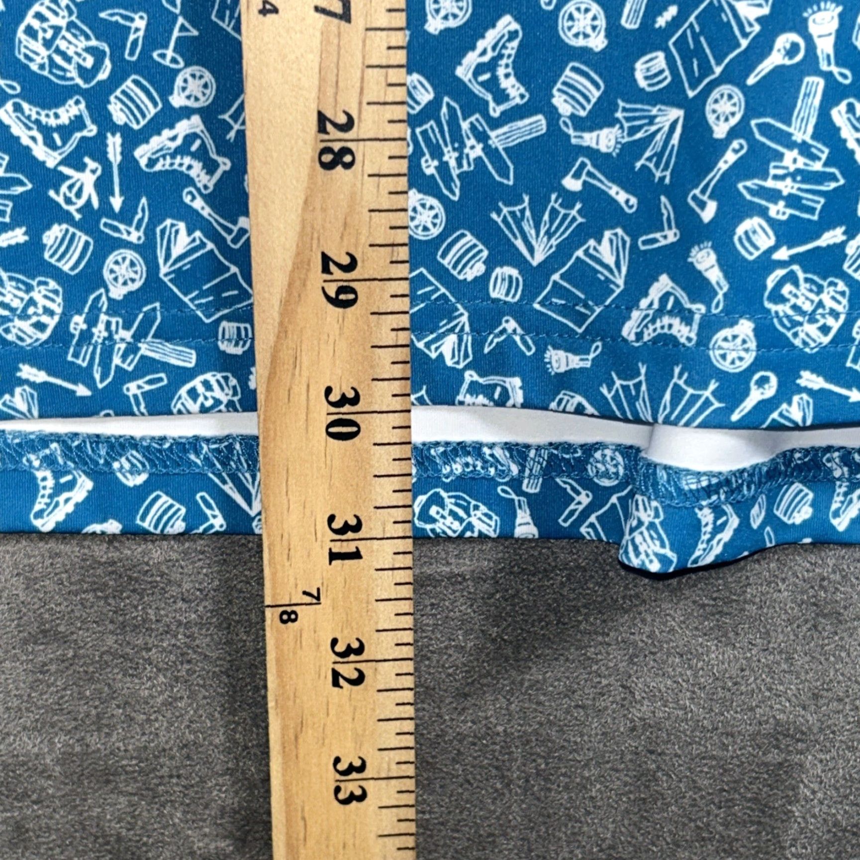 Original Penguin Original Penguin Polo Shirt Mens XL Blue Camping Short Sleeve Collared Shirt Size US XL / EU 56 / 4 - 6 Thumbnail