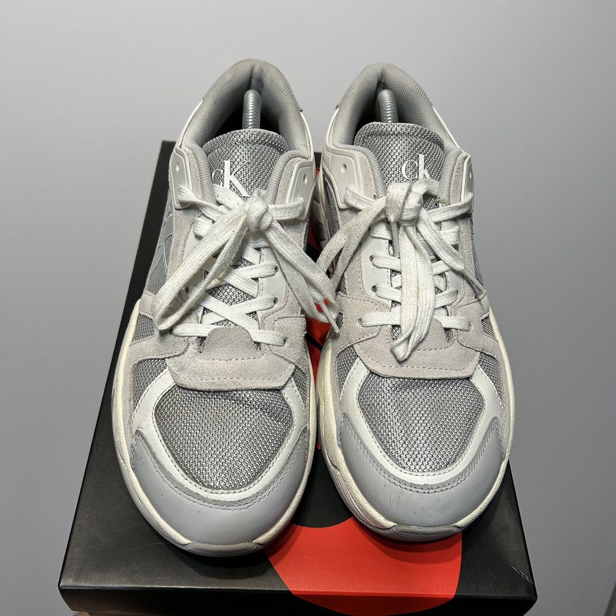 Calvin Klein × Designer Calvin Klein Jeans Chunky Runner Vibram leather mix suede Size US 10 / EU 43 - 7 Thumbnail