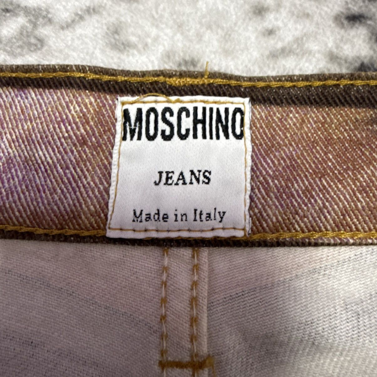 Moschino Archive 90s Moschino Trompe L’Oiel All Type Belt Denim Pants Size US 32 / EU 48 - 16 Thumbnail