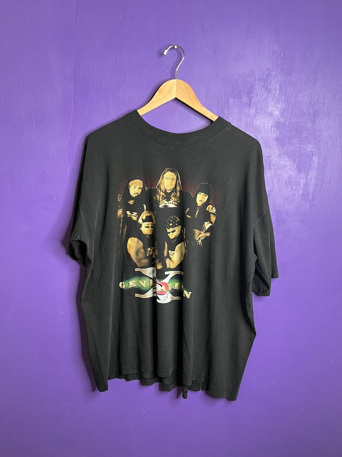 Image of Vintage 90's D Generation X Whole Squad Rap Tee in Black, Men's (Size 2XL)