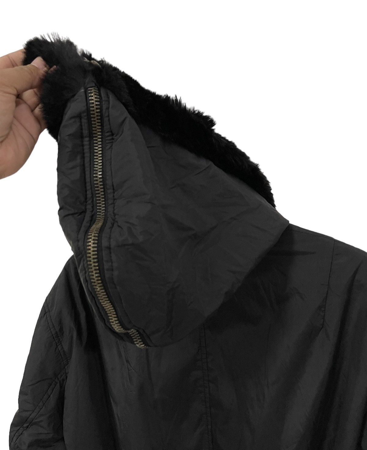 Dolce & Gabbana Dolce & Gabbana Multizipper Fur Hooded Vintage Jacket Size US M / EU 48-50 / 2 - 8 Thumbnail