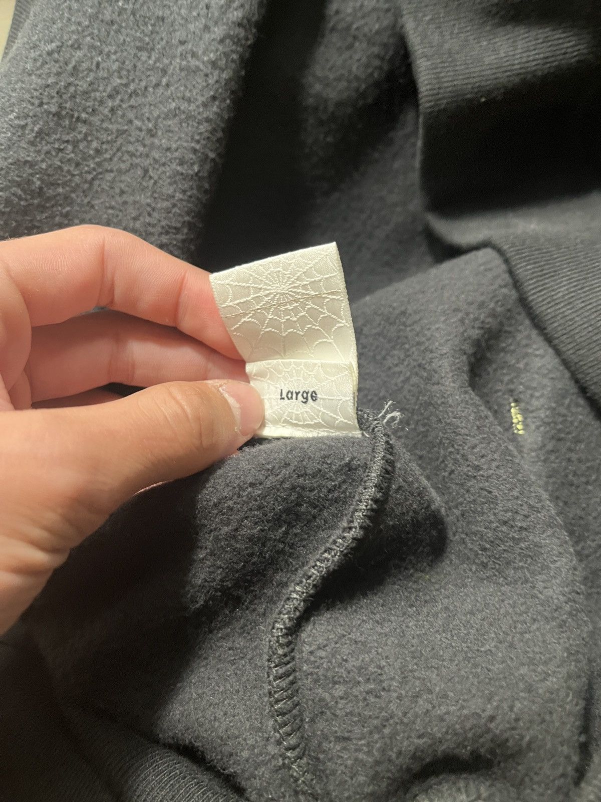 Sp5der Black p*nk hoodie v2 Size US L / EU 52-54 / 3 - 5 Thumbnail