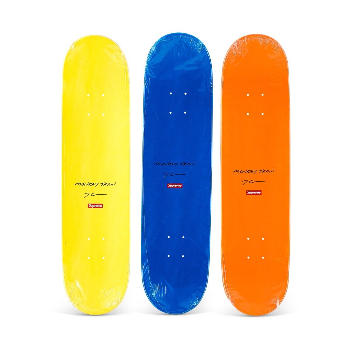 Supreme Jeff Koons x Supreme Monkey Train Skateboard Deck (Set of 3) Size ONE SIZE - 2 Thumbnail