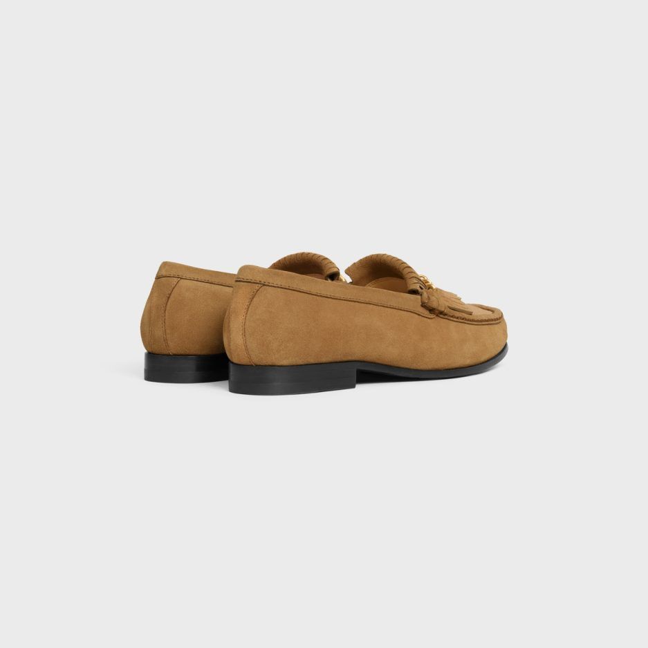 Celine o1bcso1str0625 356563117C Luco Loafers in Caramel Size US 6 / IT 36 - 3 Thumbnail