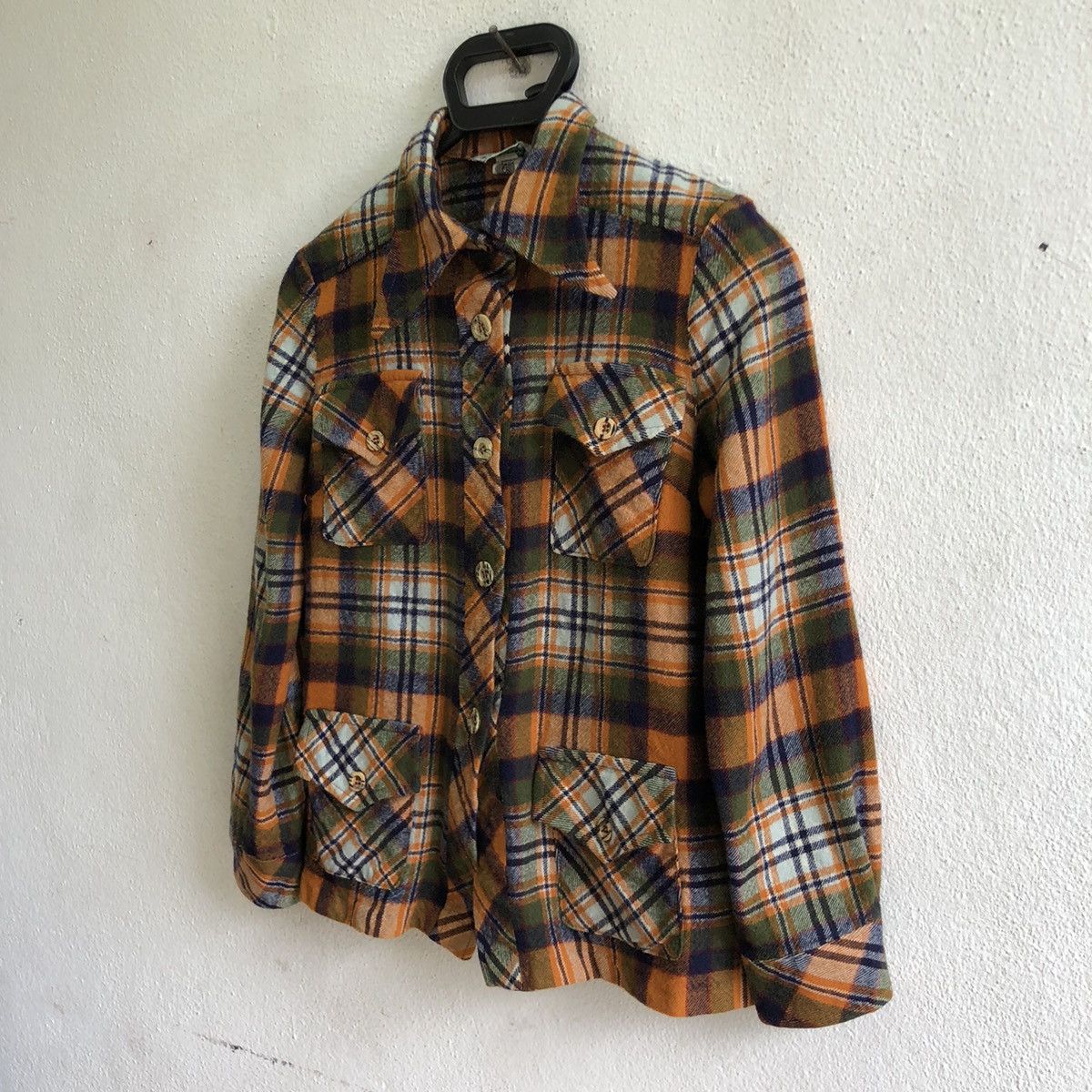 Vintage vintage CALIFORNIA SPORTWEAR wool flannel Size XS / US 0-2 / IT 36-38 - 3 Thumbnail