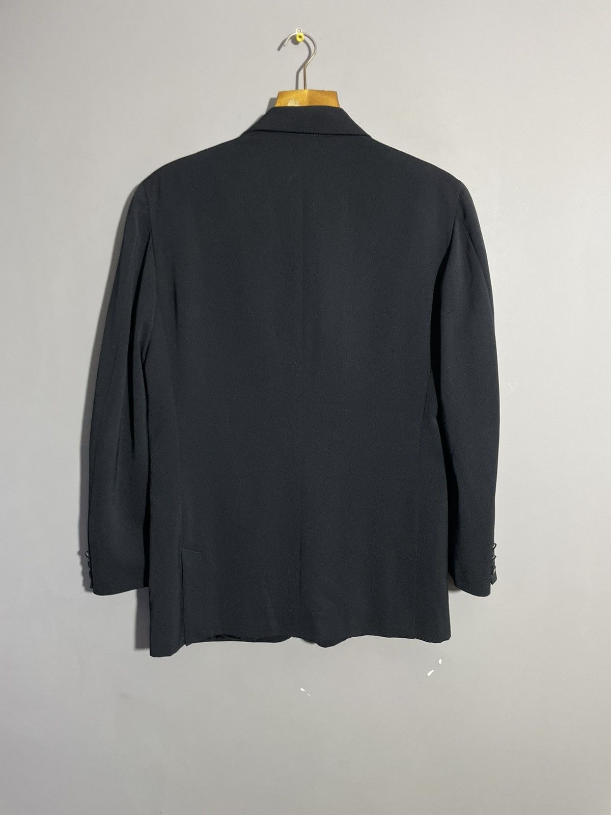 Marithe + Francois Girbaud Marithe Francois Girbaud S.P.Q.R. City Black Mens Blazer Size 50R - 8 Thumbnail