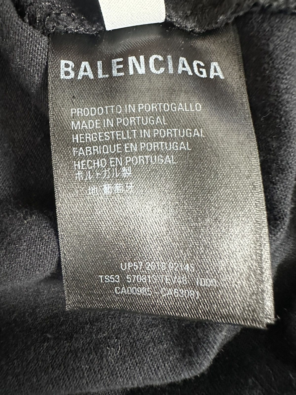 Balenciaga Balenciaga - 2018 Interlocking BB Logo - Black Size US XS / EU 42 / 0 - 8 Thumbnail