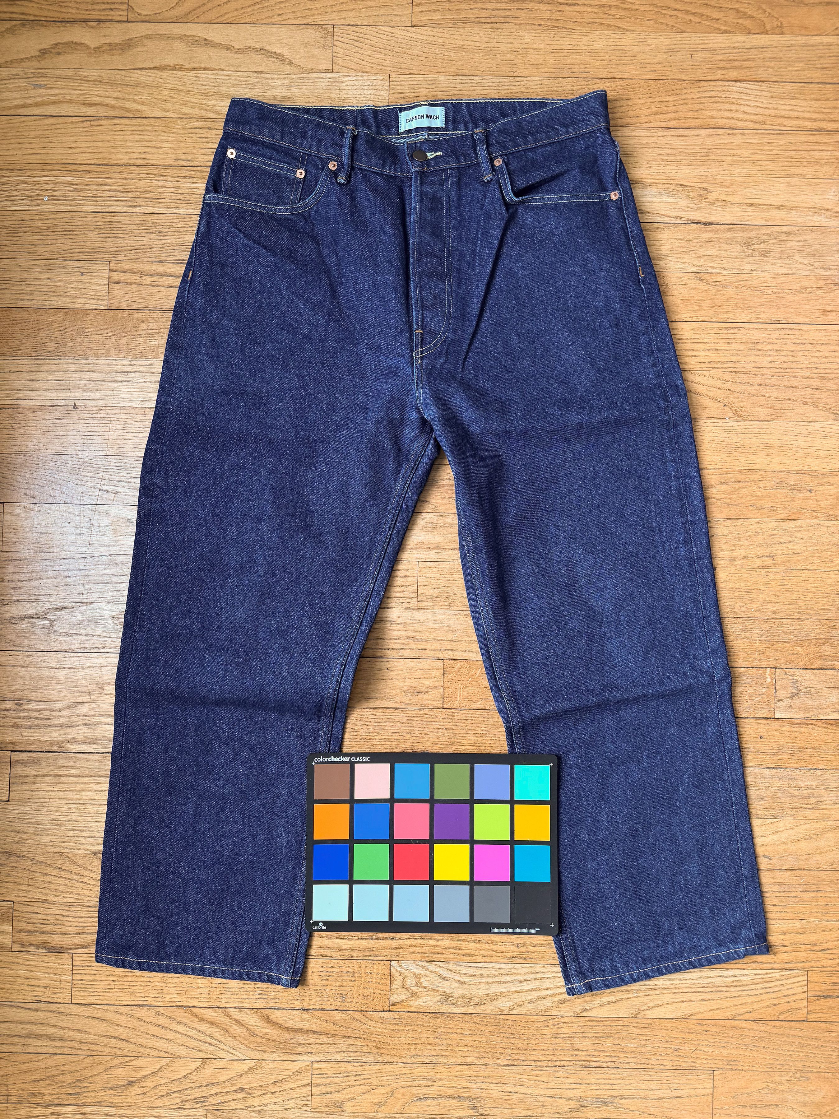 CARSON WACH Carson Wach The Original 333 Classic Raw Indigo Denim Jeans Size US 34 / EU 50 - 3 Thumbnail