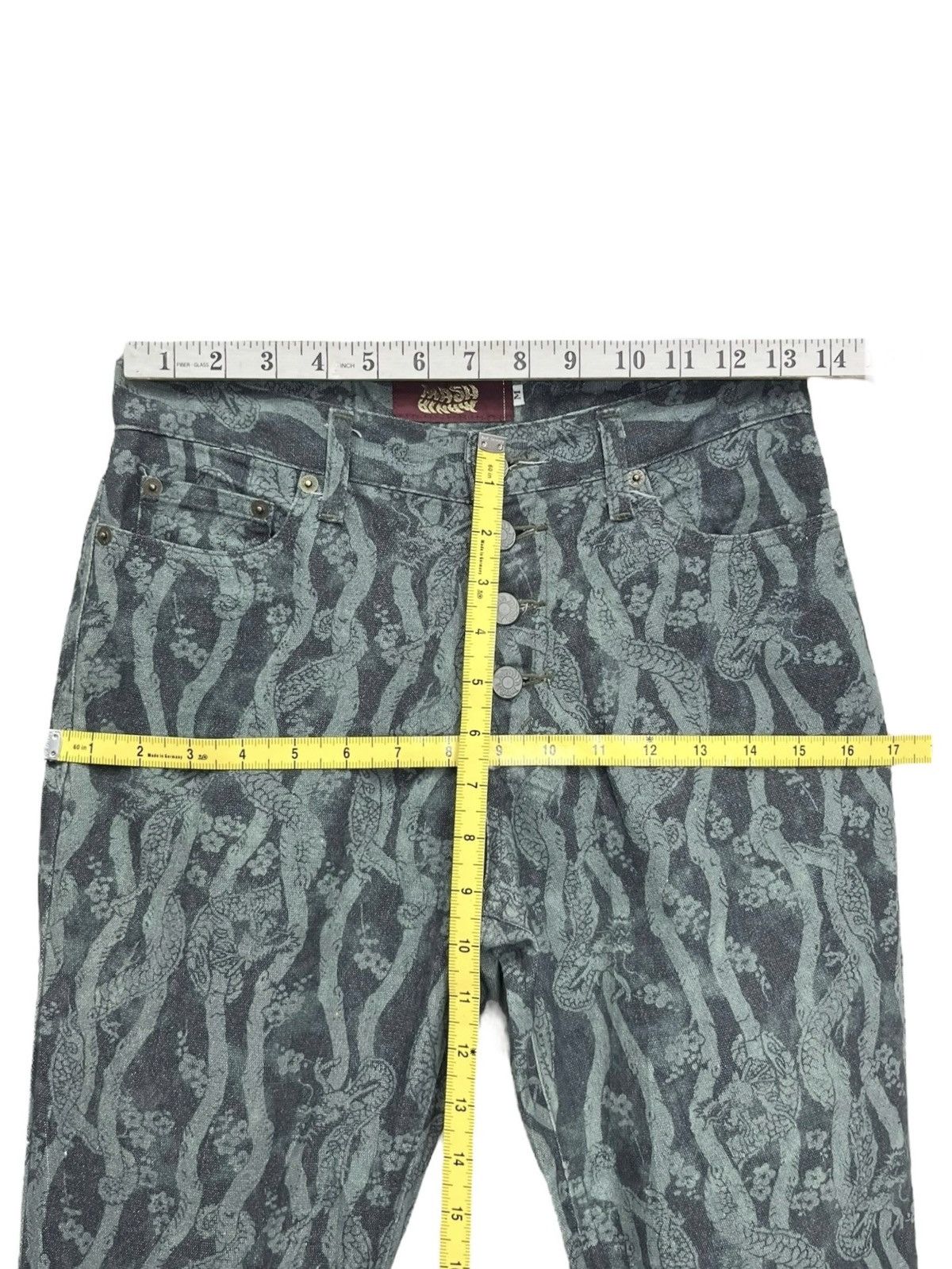 Other Vintage MASH MANIA Art Full Print Dragon Wrapped Tree Trunk Size 27" / US 4 / IT 40 - 16 Thumbnail