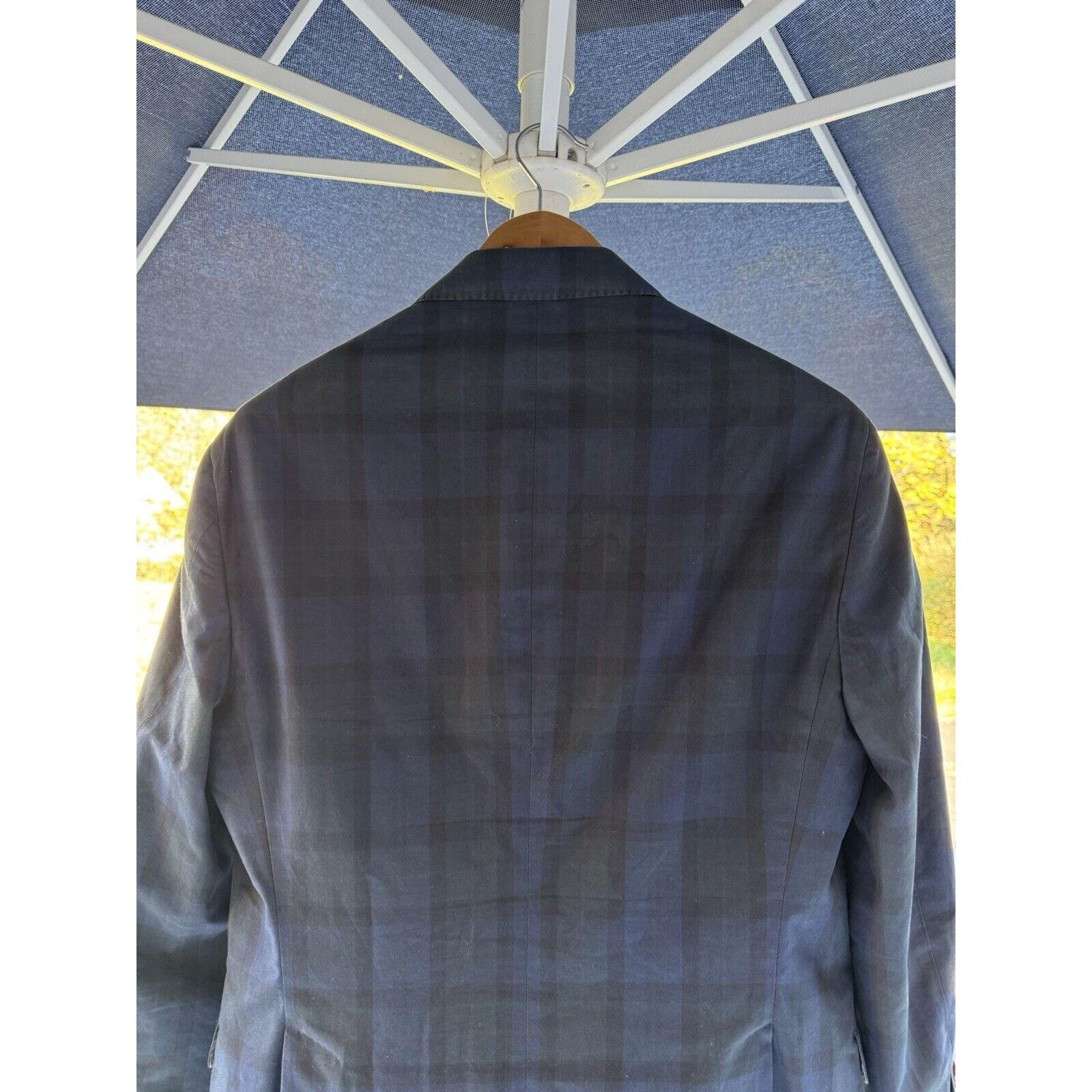 Brunello Cucinelli Brunello Cucinelli Blackwatch Plaid Cotton Jacket Size 50/40 Size 40R - 6 Thumbnail