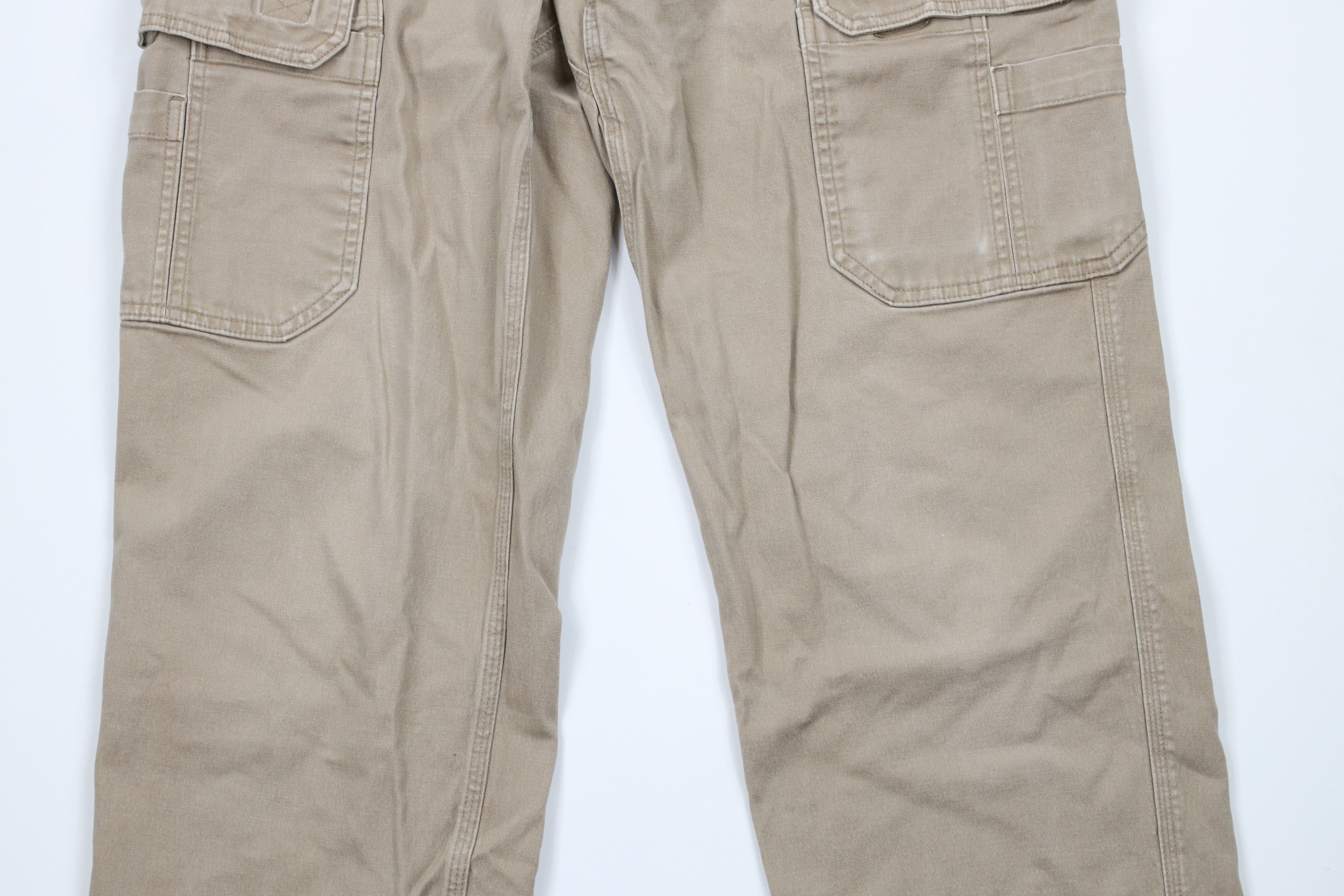 Duluth Trading Company × Vintage Duluth Trading Co Fit Faded Flex FireHose Canvas Cargo Pants Size US 34 / EU 50 - 3 Thumbnail