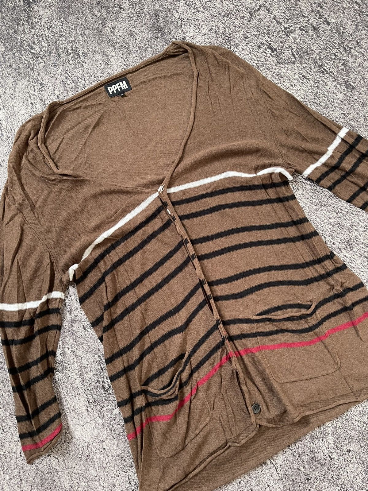 Japanese Brand Y2K PPFM Womans Cardigan Size M / US 6-8 / IT 42-44 - 2 Thumbnail
