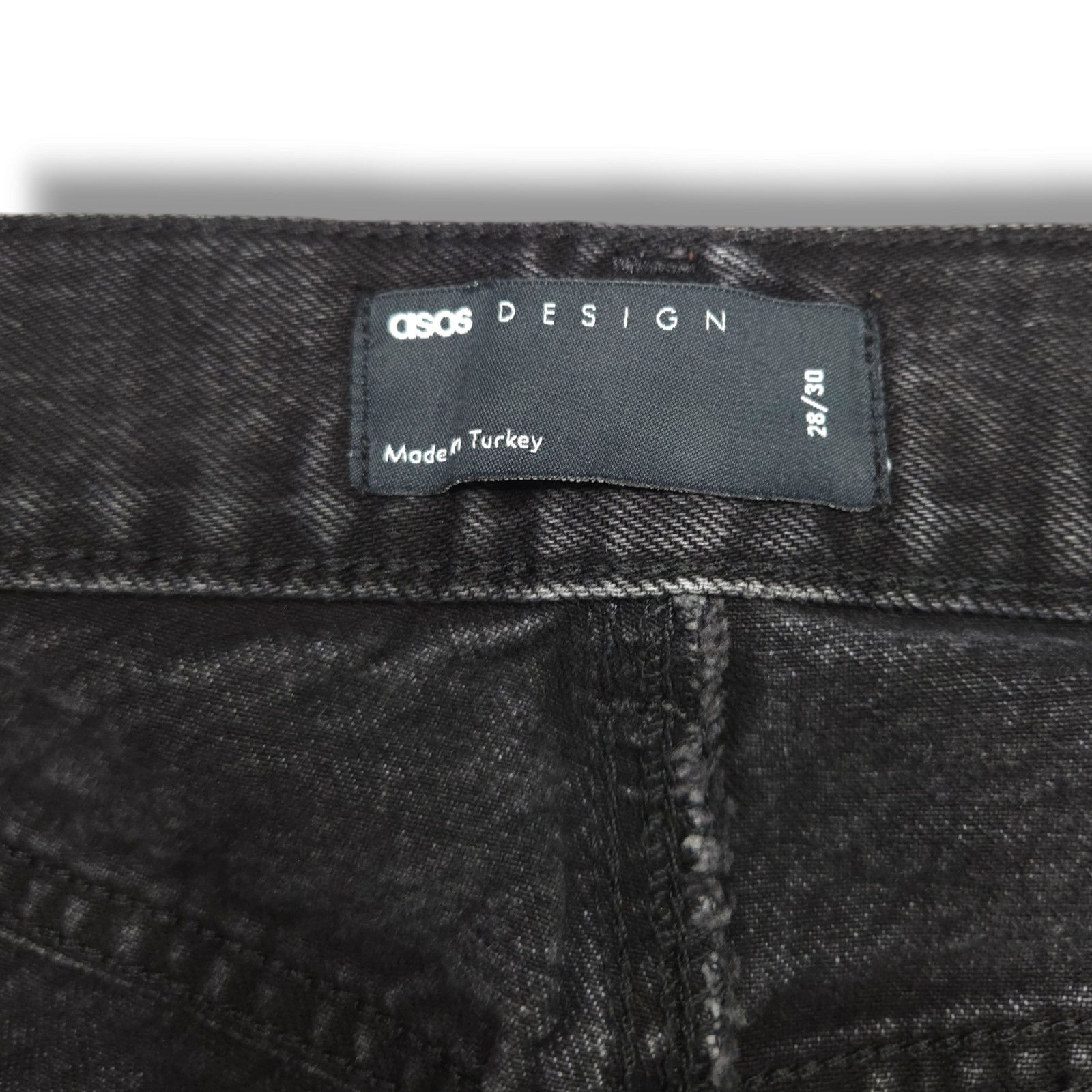 Asos EUC ASOS 100% Cotton Button Fly Straight Jeans Sz. 28x29 Size 28" / US 6 / IT 42 - 5 Thumbnail