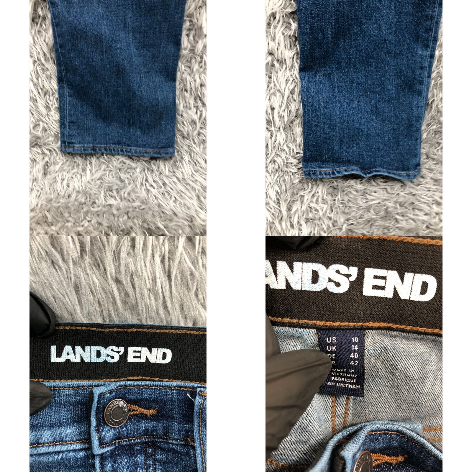 Lands' End Lands' End Jeans Size 10 Womens Medium Wash Blue Size 32" / US 10 / IT 46 - 8 Thumbnail