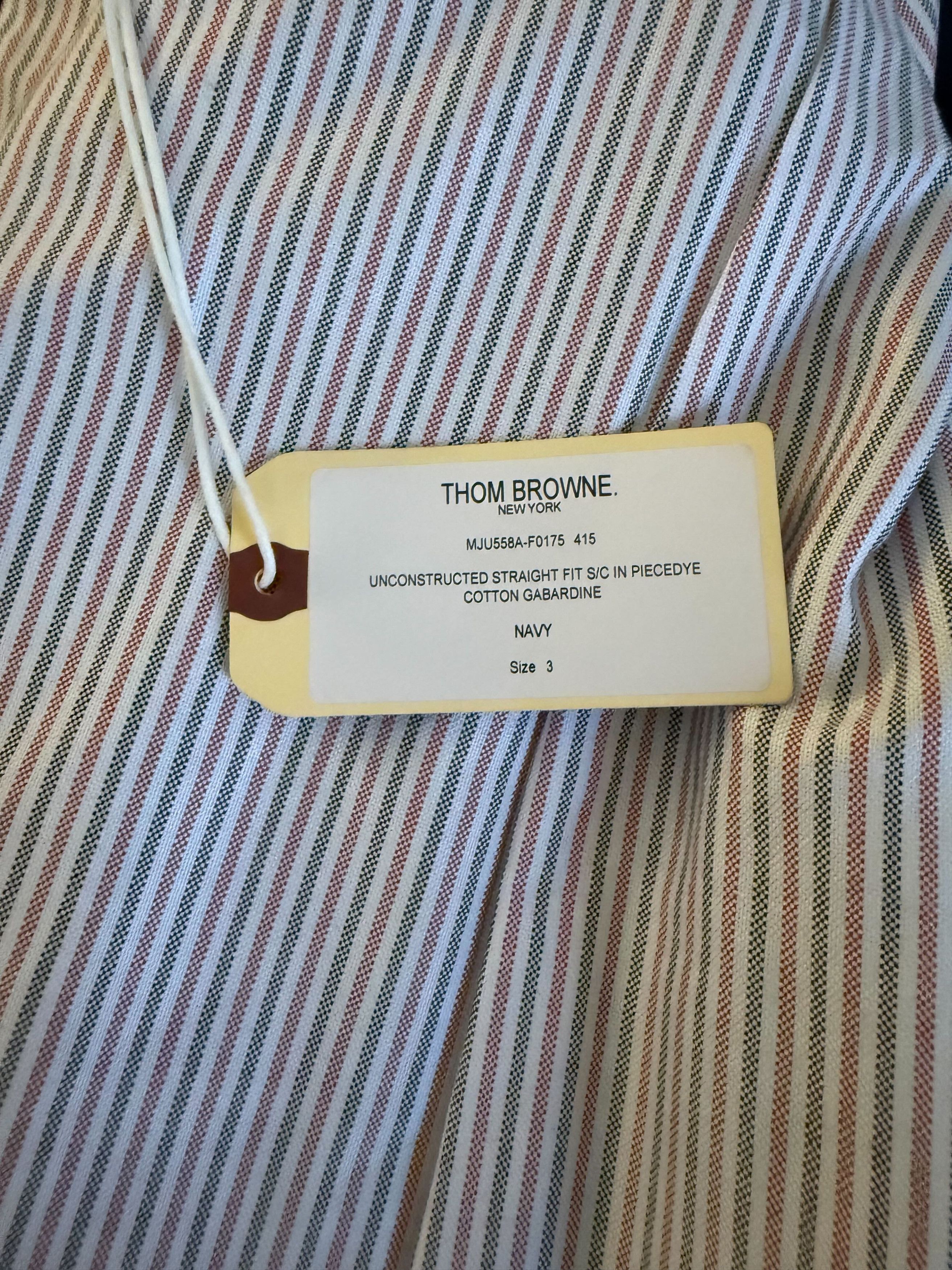 Thom Browne Thom Browne Navy Cotton Sport Jacket Size 40R - 7 Thumbnail