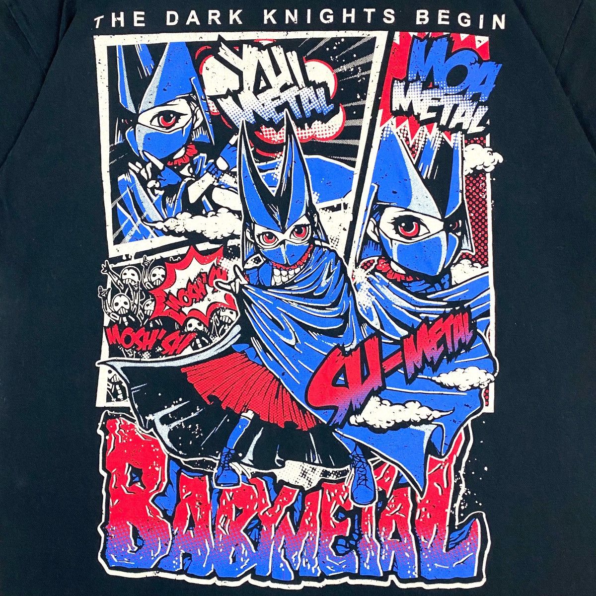 Band Tees × Japanese Brand BABYMETAL THE DARK KNIGHTS BEGIN TOUR BAND TEE Size US L / EU 52-54 / 3 - 3 Thumbnail