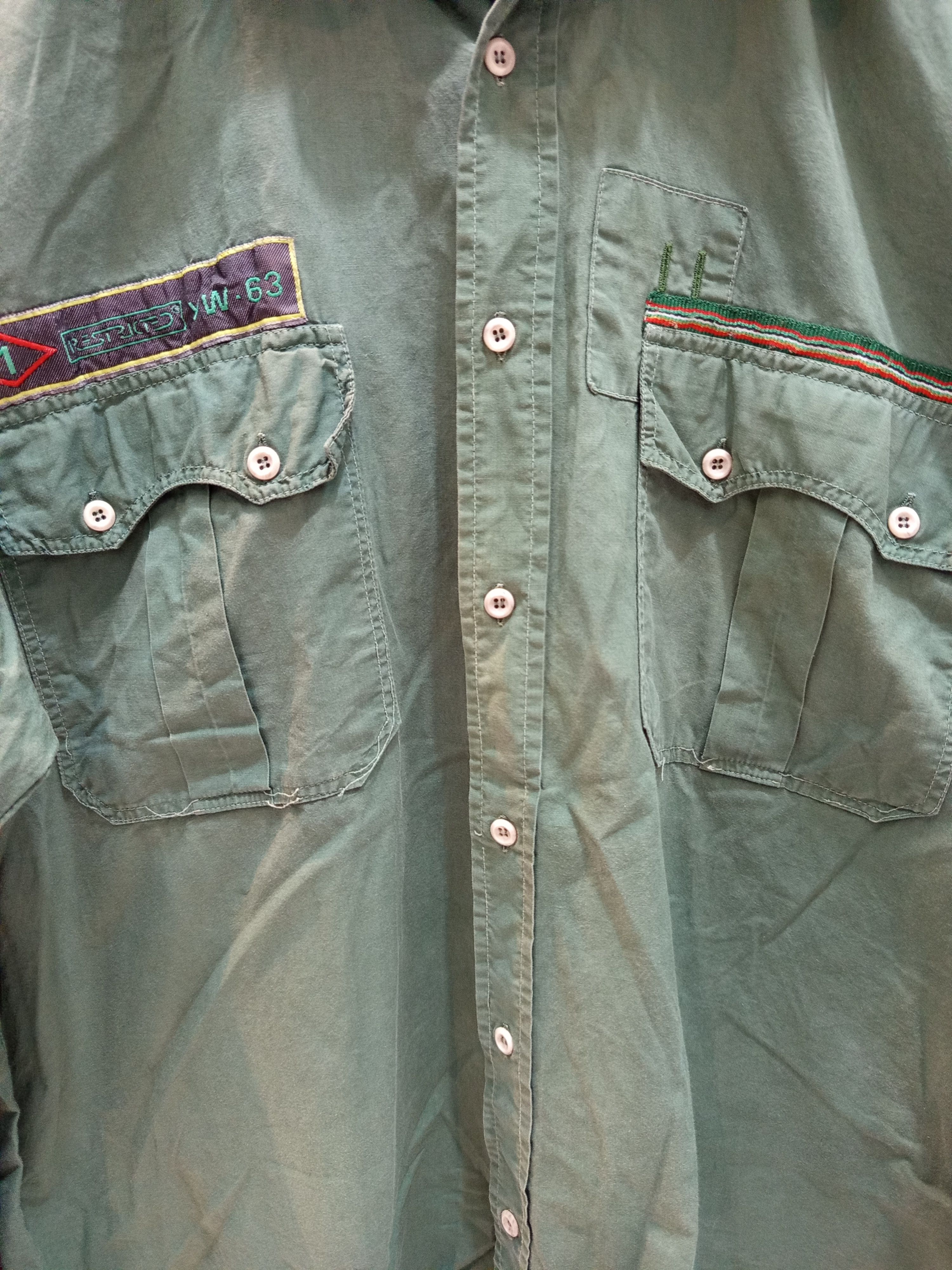 Angelo Litrico 1990s Angelo Litrico Utility shirt Size US L / EU 52-54 / 3 - 2 Thumbnail