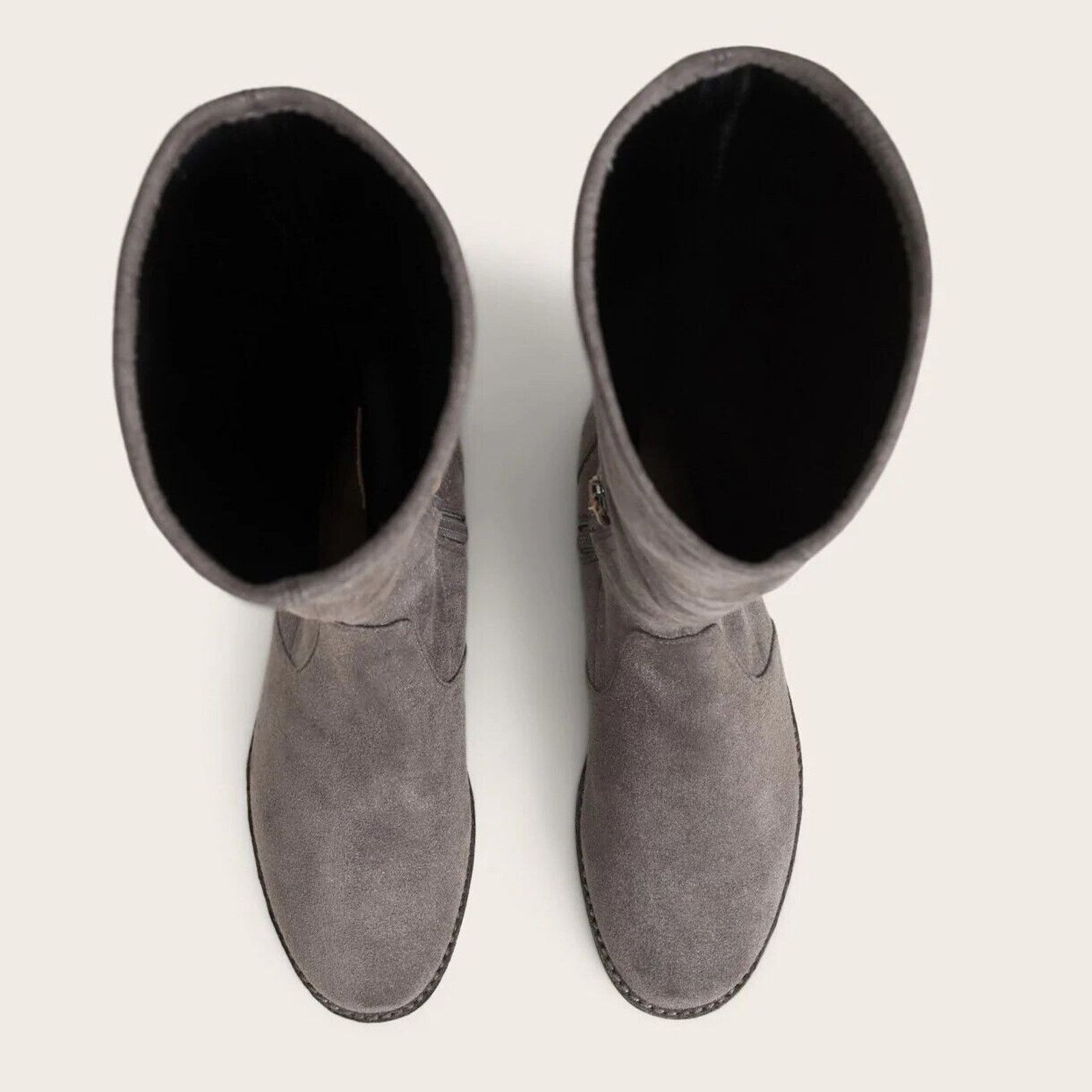 Kenneth Cole Gentle Soul Kenneth Cole Women Grey Suede Tall Boots Size 5M Size US 5 / IT 35 - 4 Thumbnail