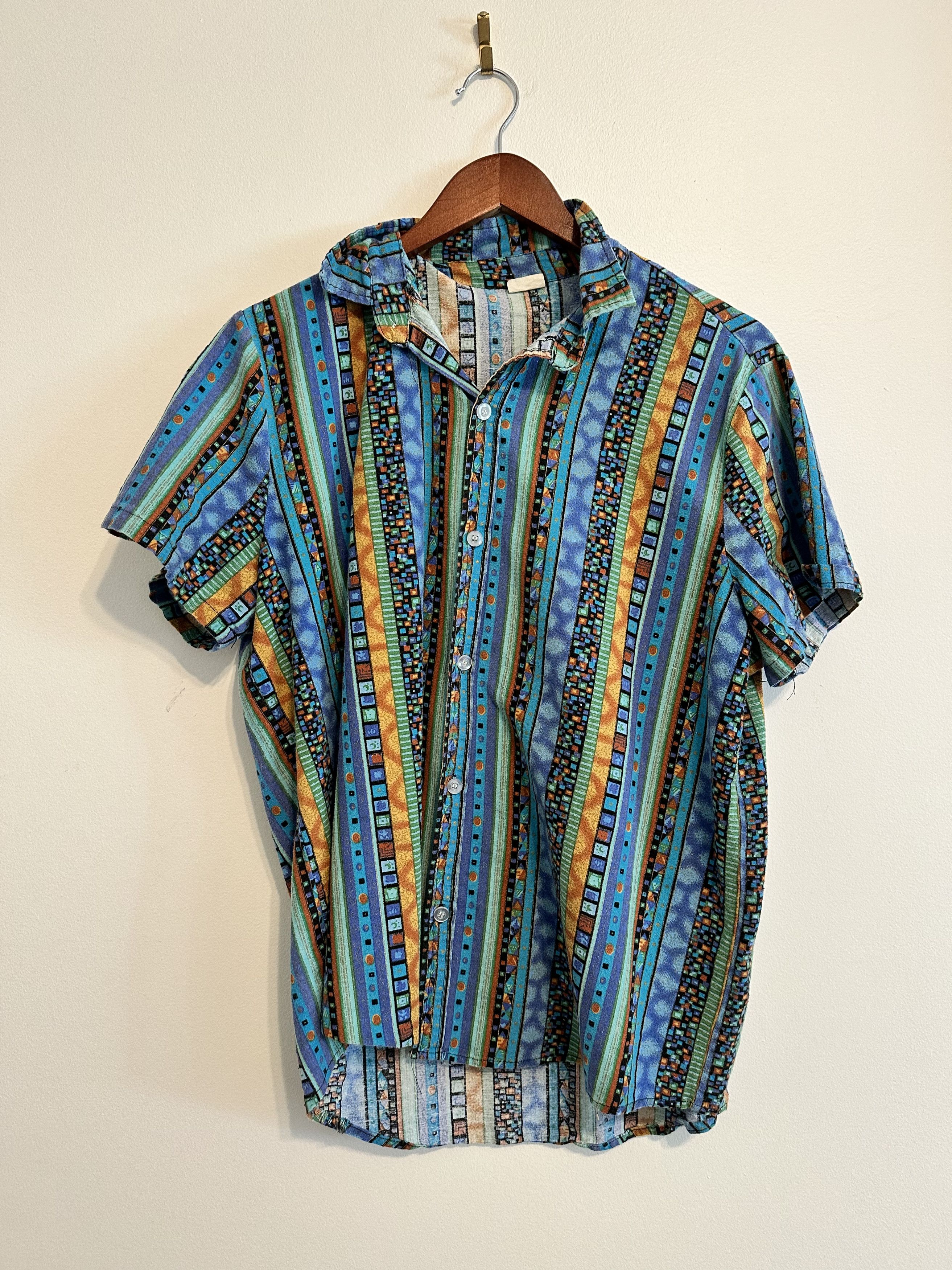 Vintage Vintage pattern shirt Size US M / EU 48-50 / 2 - 1 Thumbnail