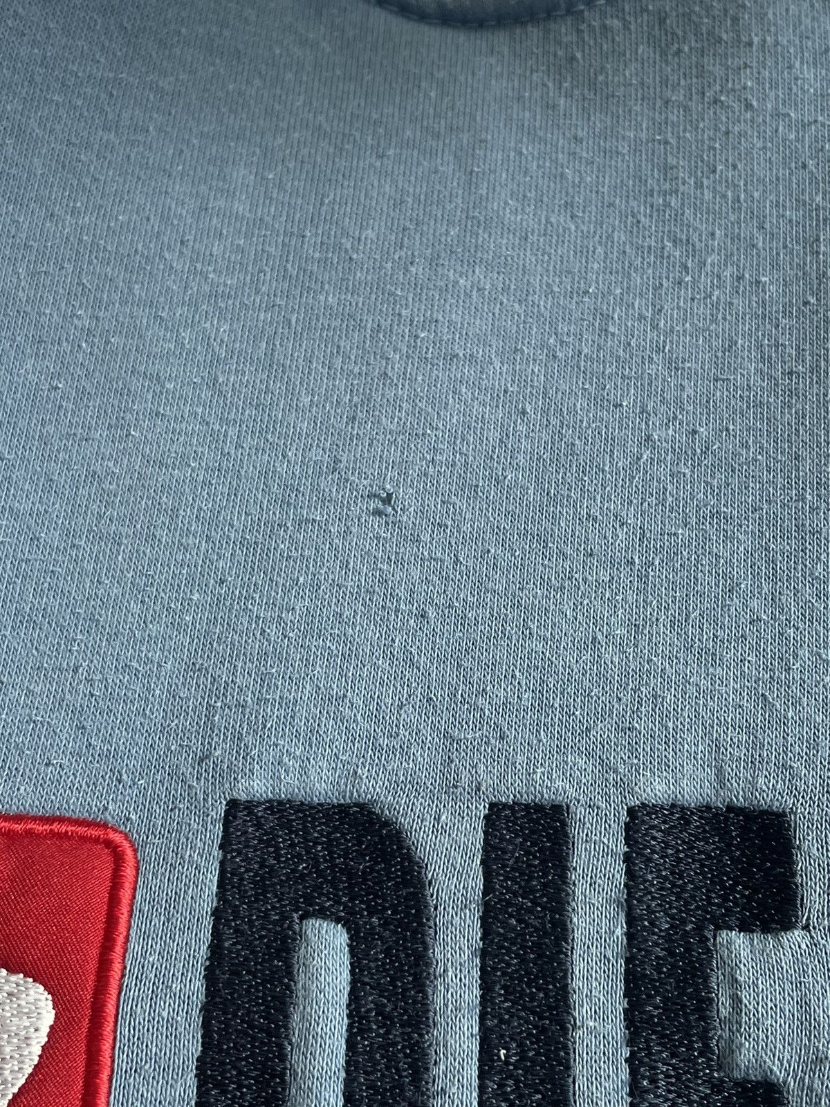 Diesel × Vintage Vintage Diesel 90’s Crewneck Y2K Sweatshirt Blue Big Logo Size US XL / EU 56 / 4 - 8 Thumbnail
