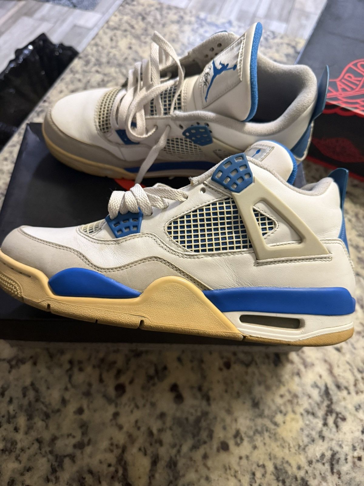Jordan Brand jordan 4 retro military blue Size US 9 / EU 42 - 2 Thumbnail