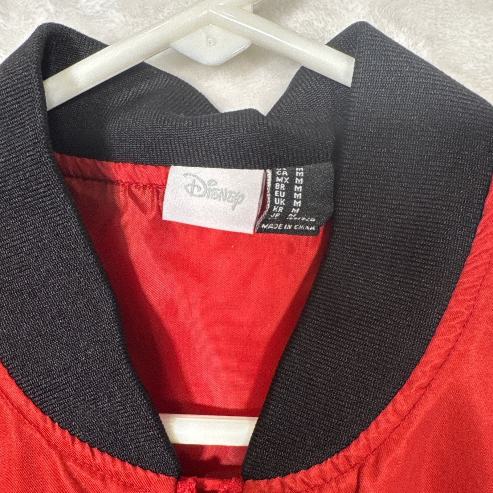 Disney Disney Mickey Mouse Jacket Women/Men Medium Red Zip Size US M / EU 48-50 / 2 - 2 Thumbnail