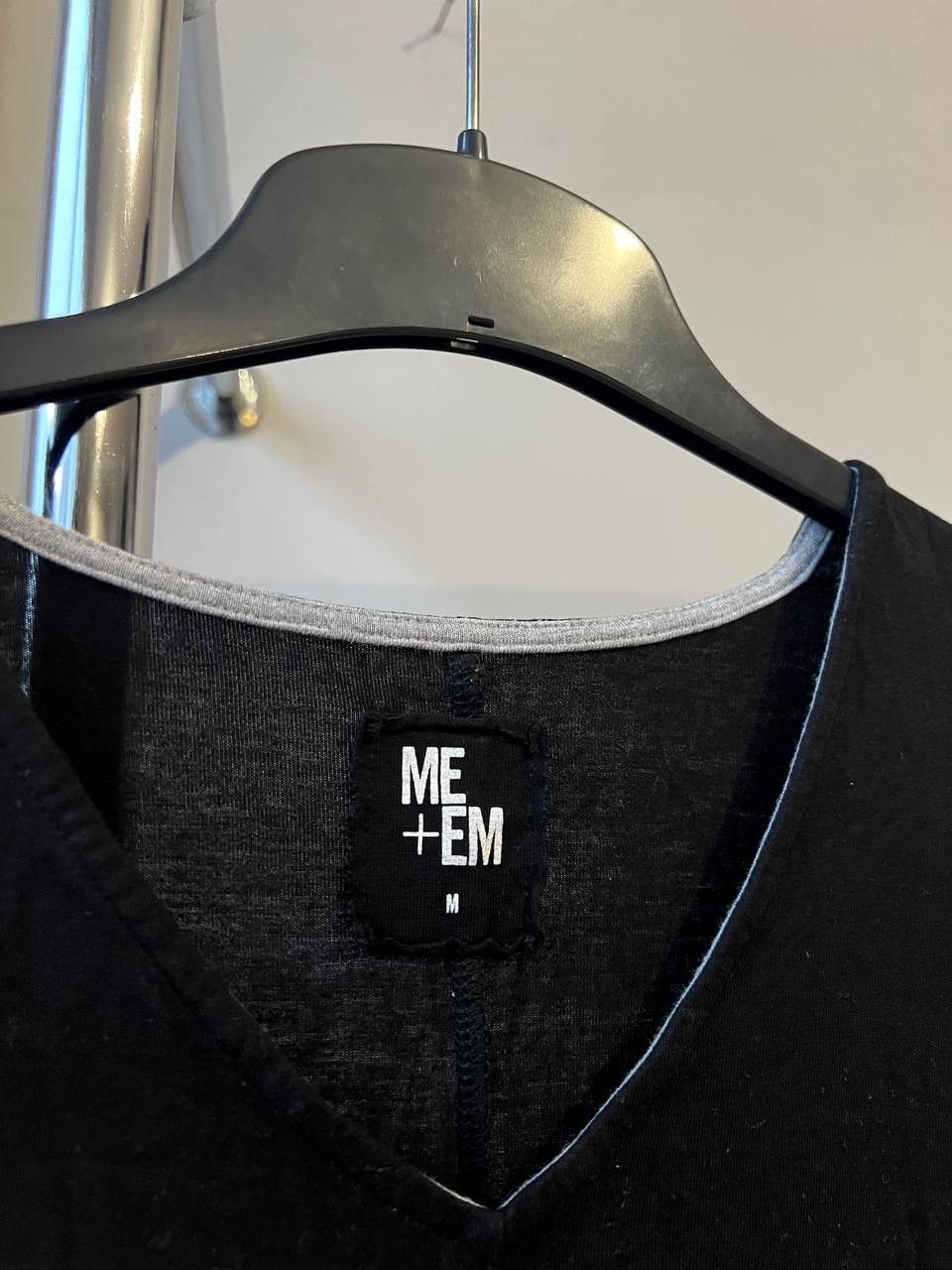 ME+EM ME+EM BLACK COTTON JAPANESE TUNIC LONG SLEEVE SUZE M Size M / US 6-8 / IT 42-44 - 7 Thumbnail