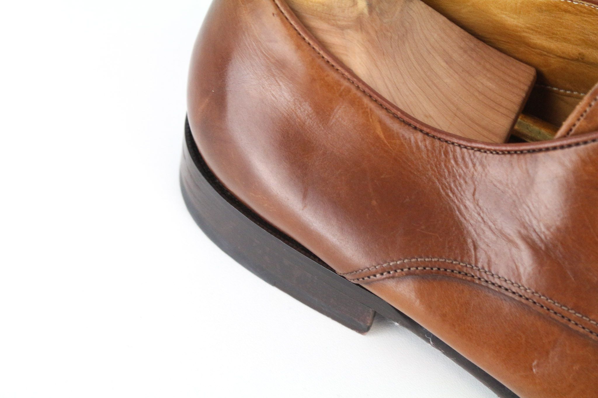 Suitsupply EU45 Brown Leather Laced Low-Top 72745 Size US 12 / EU 45 - 9 Thumbnail