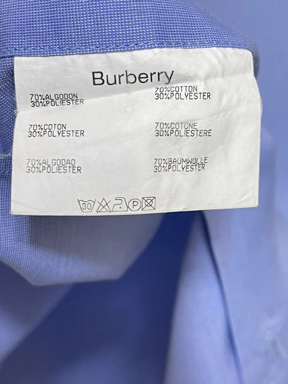 Burberry 🔥 Burberry London summer shirt short sleeve size xl blue Size US XL / EU 56 / 4 - 7 Thumbnail