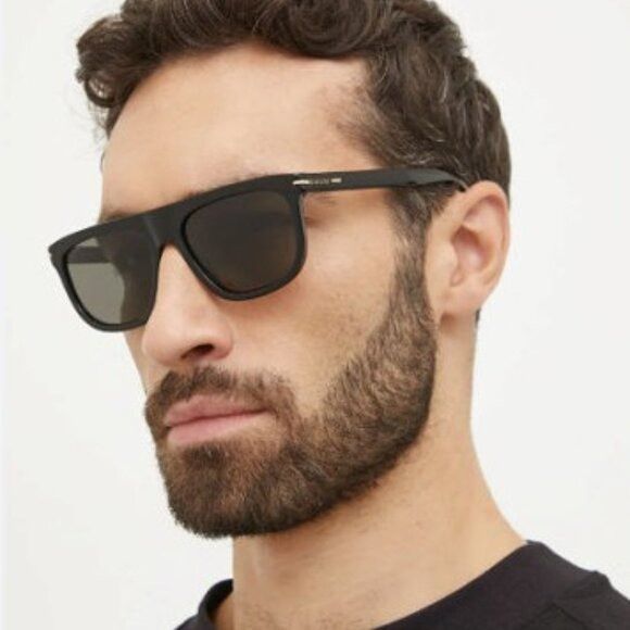 Gucci Gucci GG1726S 003 Sunglasses Blue Square Frame, Grey Lenses Size ONE SIZE - 3 Thumbnail