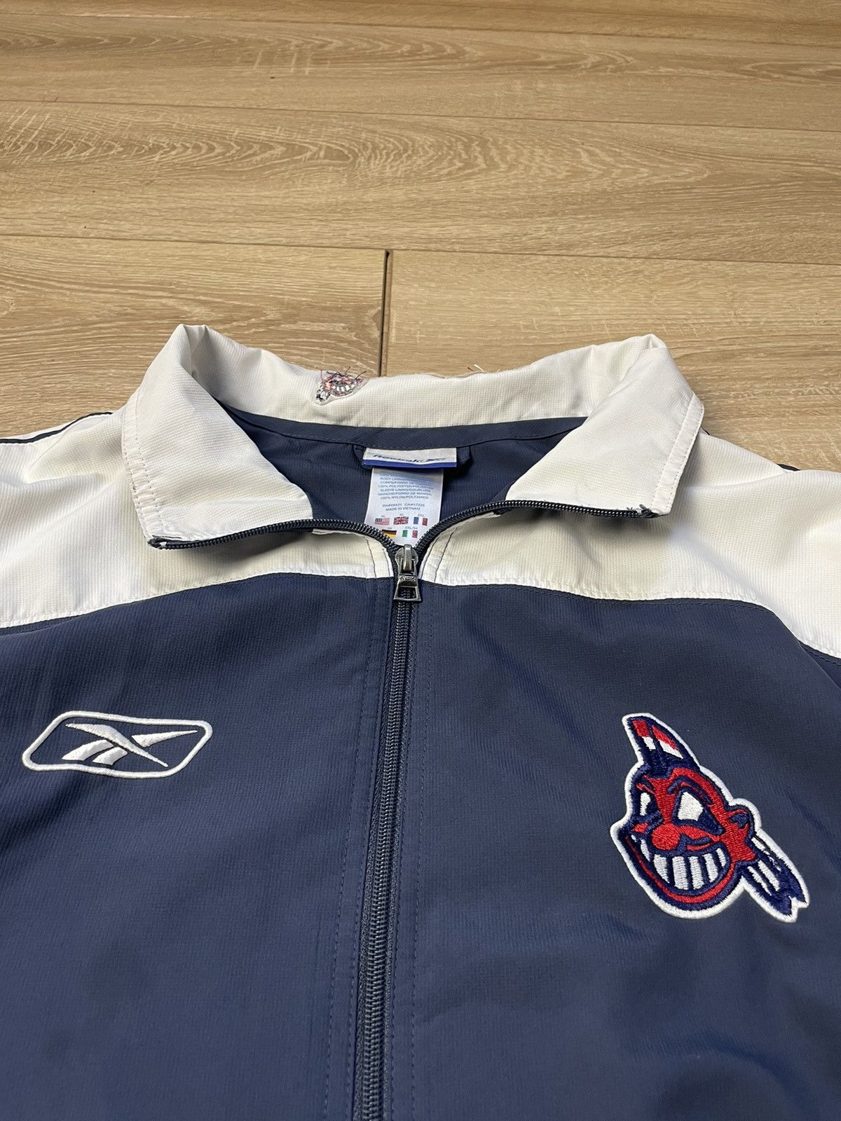 Reebok Vintage Cleveland Indians jacket Reebok full zip Size US XL / EU 56 / 4 - 3 Thumbnail