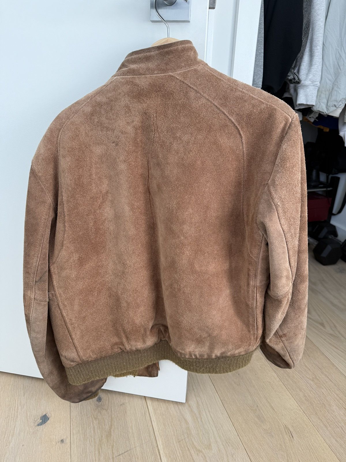 Vintage North American Hunting Club Leather Shearling Jacket Size US XS / EU 42 / 0 - 2 Thumbnail
